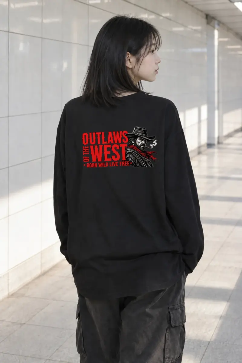 "Outlaws Of The West" Unisex Longsleeve T-shirt | Gildan 2400