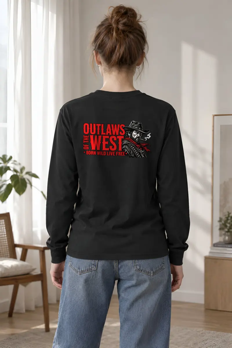 "Outlaws Of The West" Unisex Longsleeve T-shirt