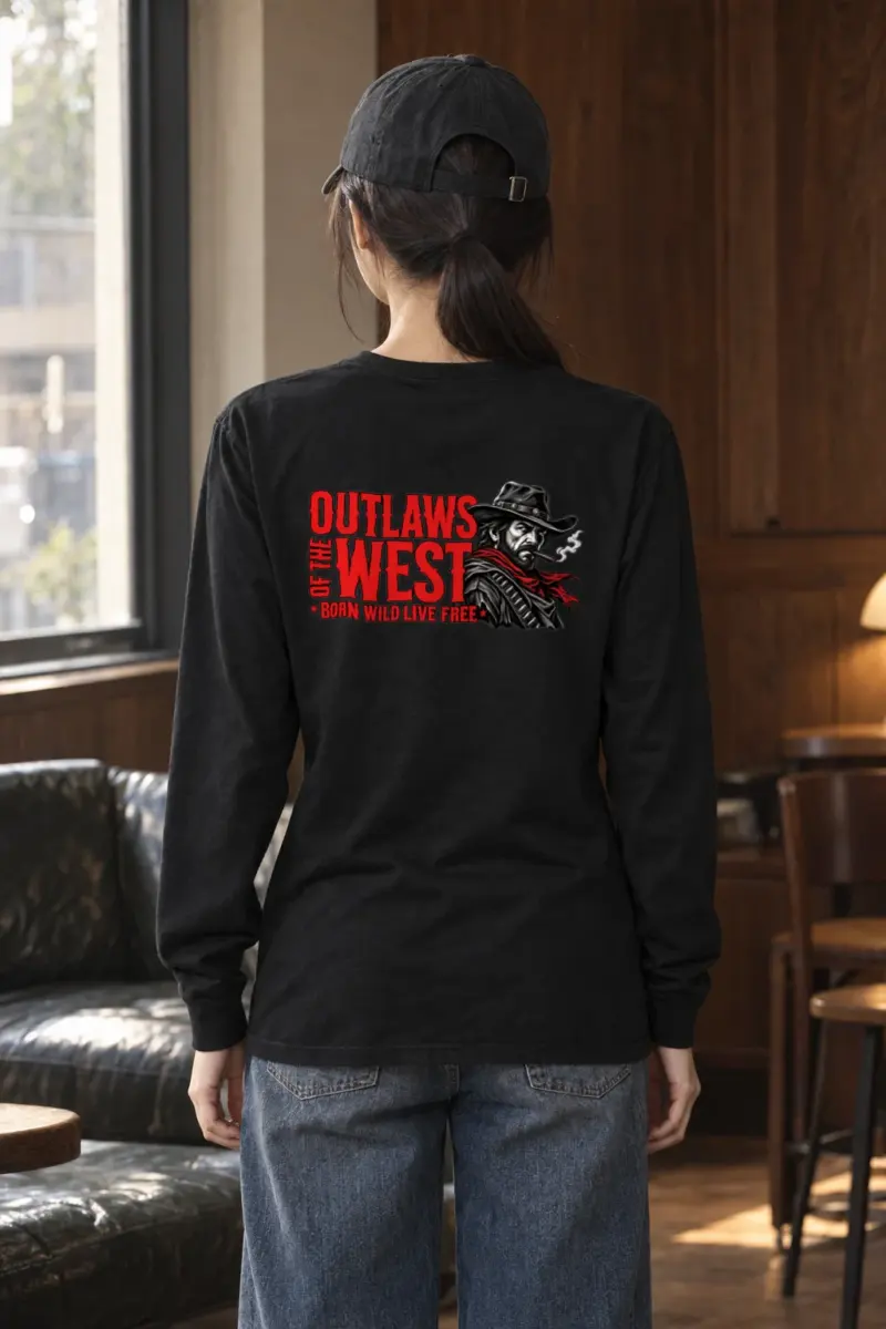 "Outlaws Of The West" Unisex Longsleeve T-shirt