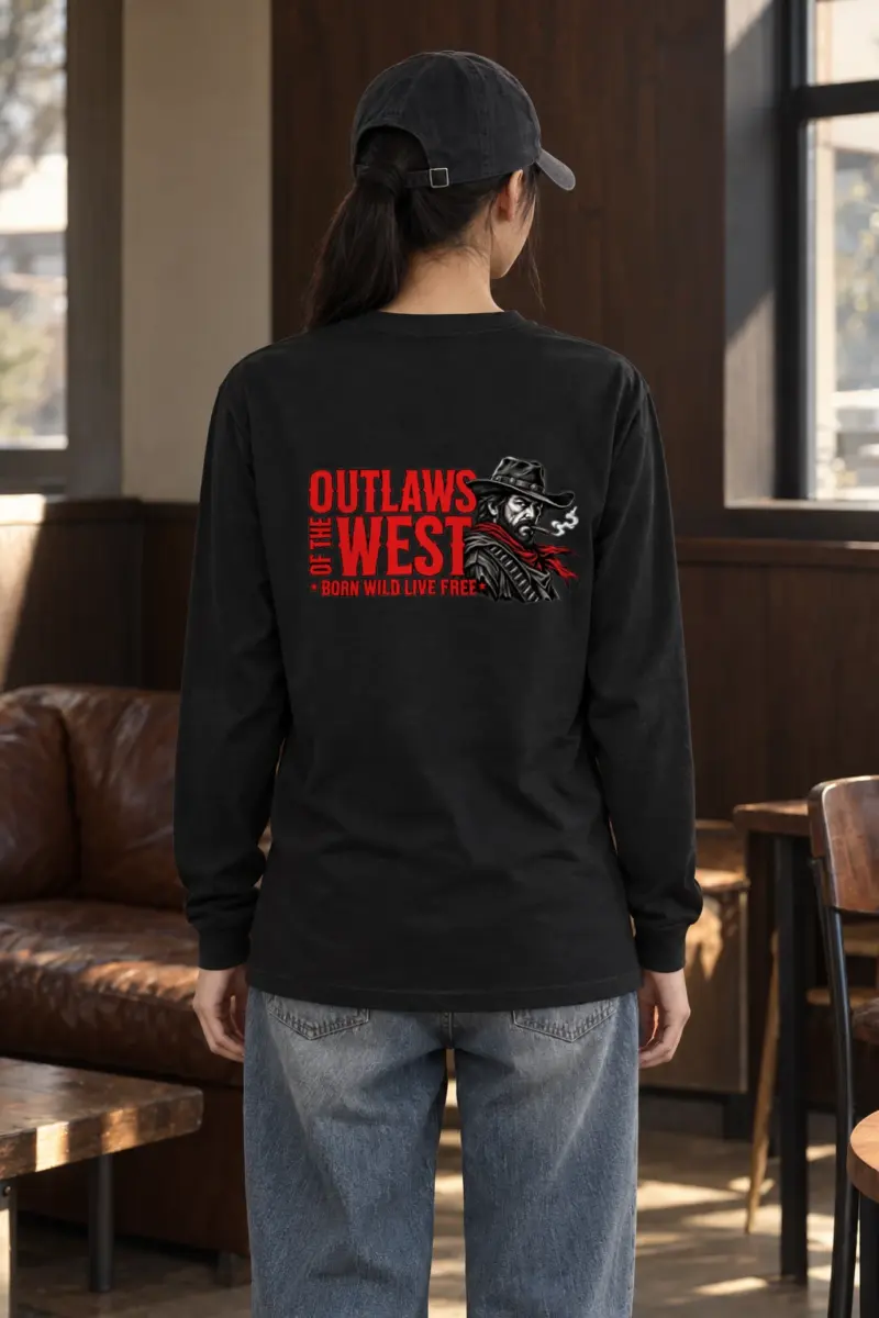 "Outlaws Of The West" Unisex Longsleeve T-shirt | Gildan 2400