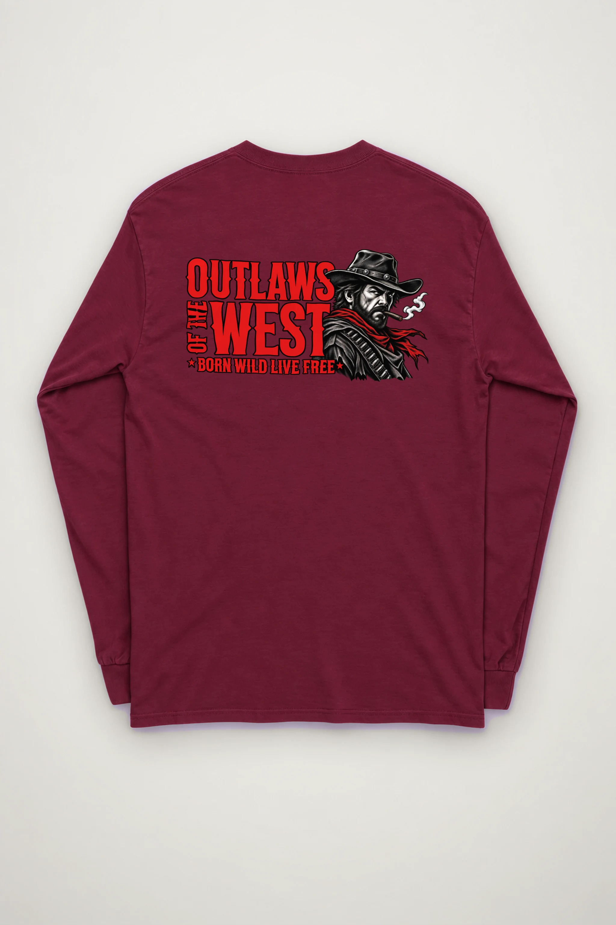"Outlaws Of The West" Unisex Longsleeve T-shirt