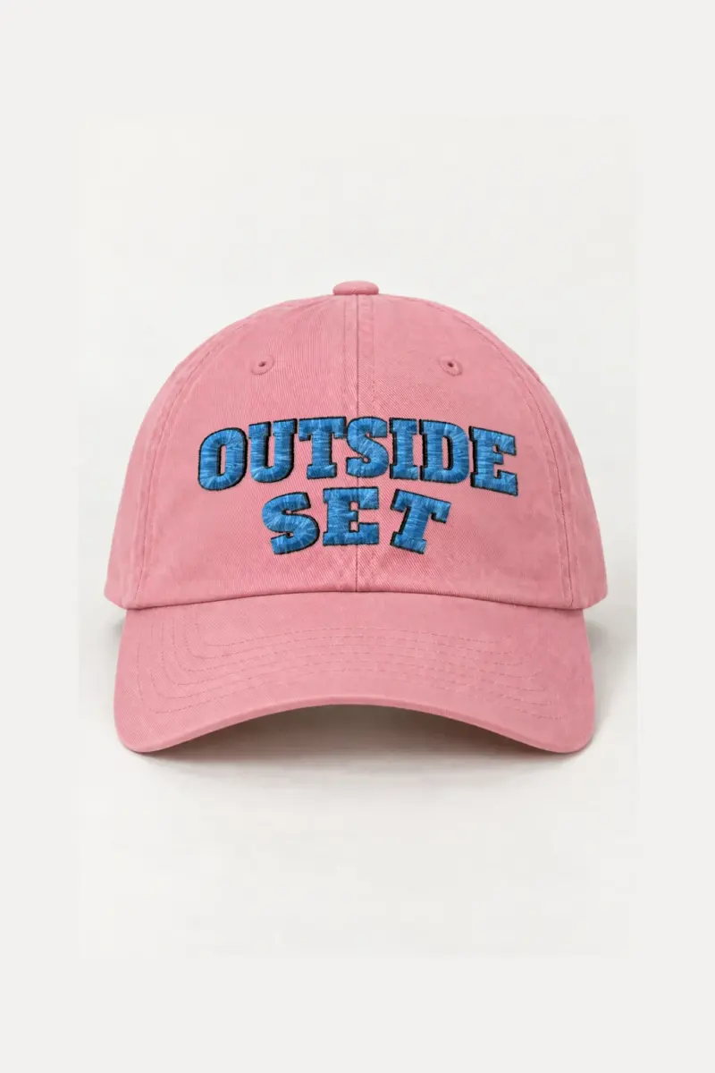 "Outside Set" Classic Dad Hat · Embroidered | Yupoong 6245CM