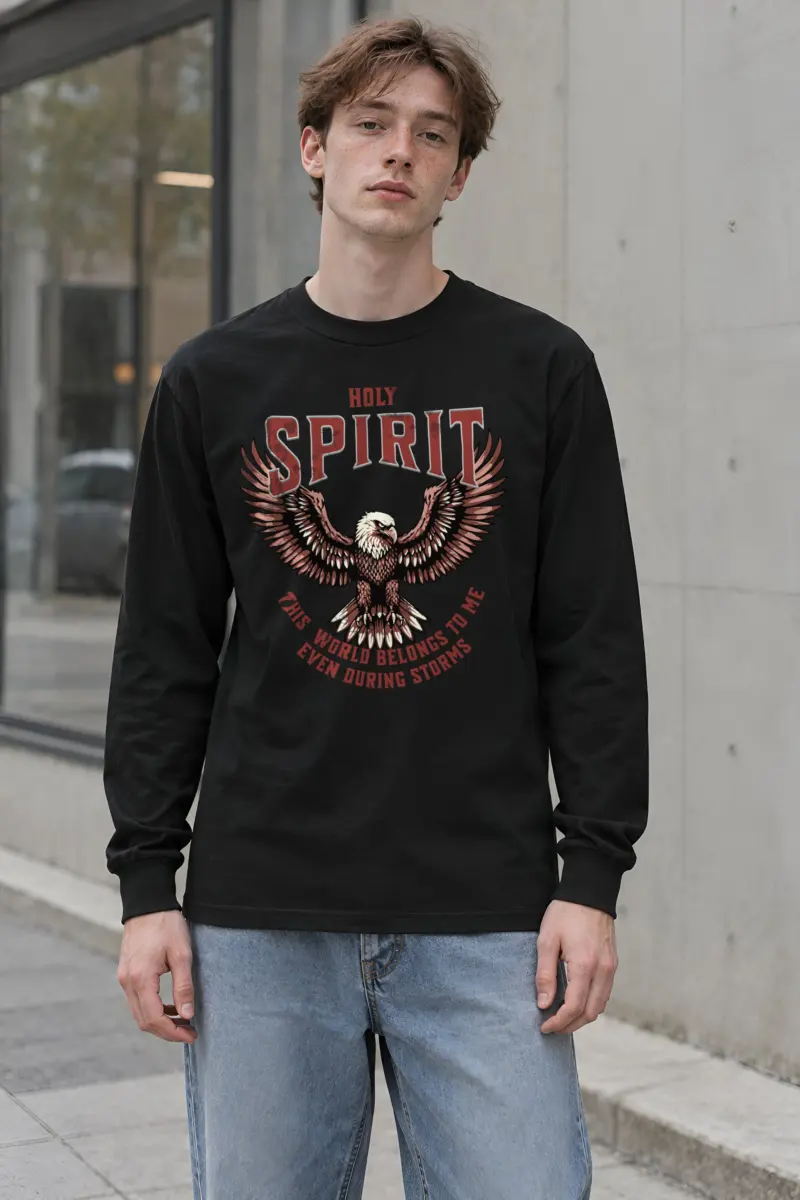 "Outstretched Bald Eagle" Unisex Longsleeve T-shirt