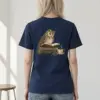 "Owl's Reading Hour" Heavyweight Unisex Crewneck T-shirt