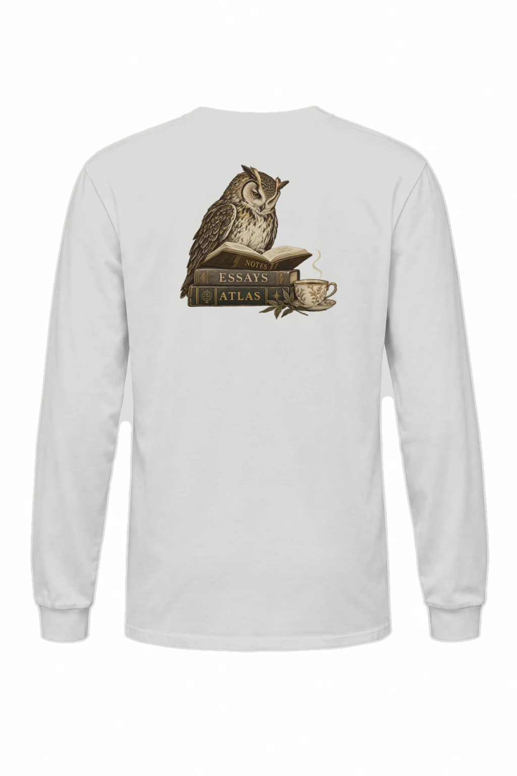 "Owl’s Reading Hour" Unisex Longsleeve T-shirt | Gildan 2400