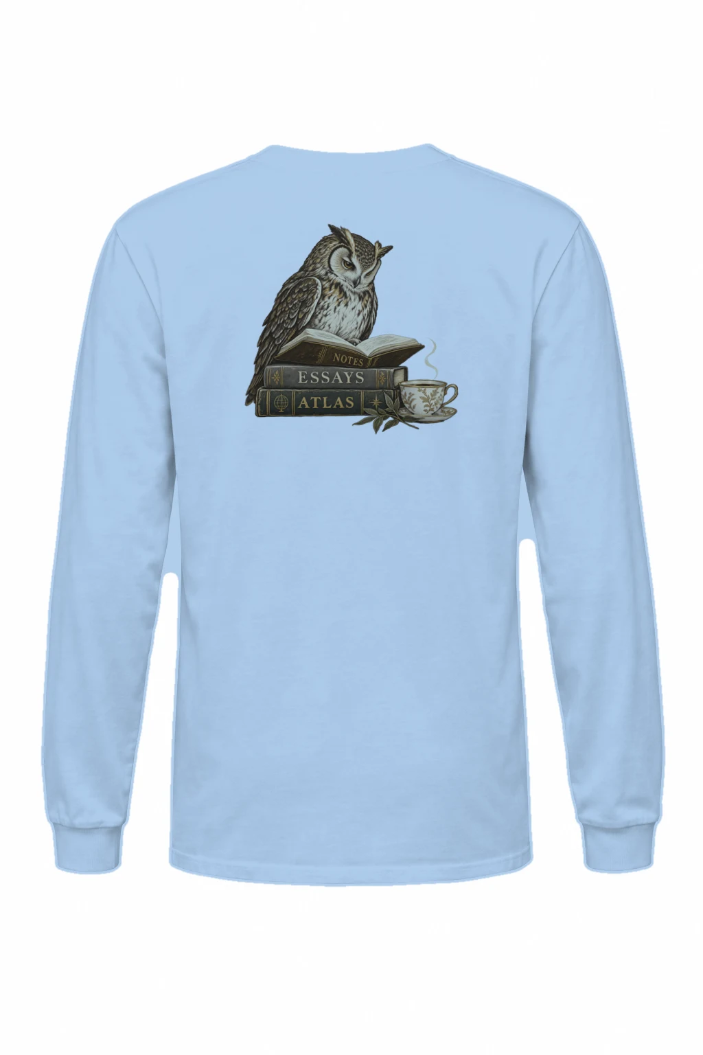 "Owl’s Reading Hour" Unisex Longsleeve T-shirt | Gildan 2400