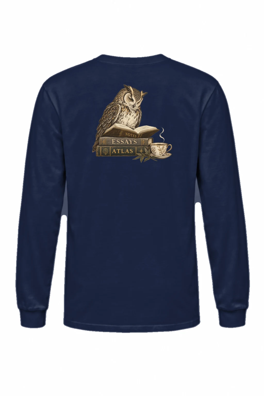 "Owl’s Reading Hour" Unisex Longsleeve T-shirt | Gildan 2400