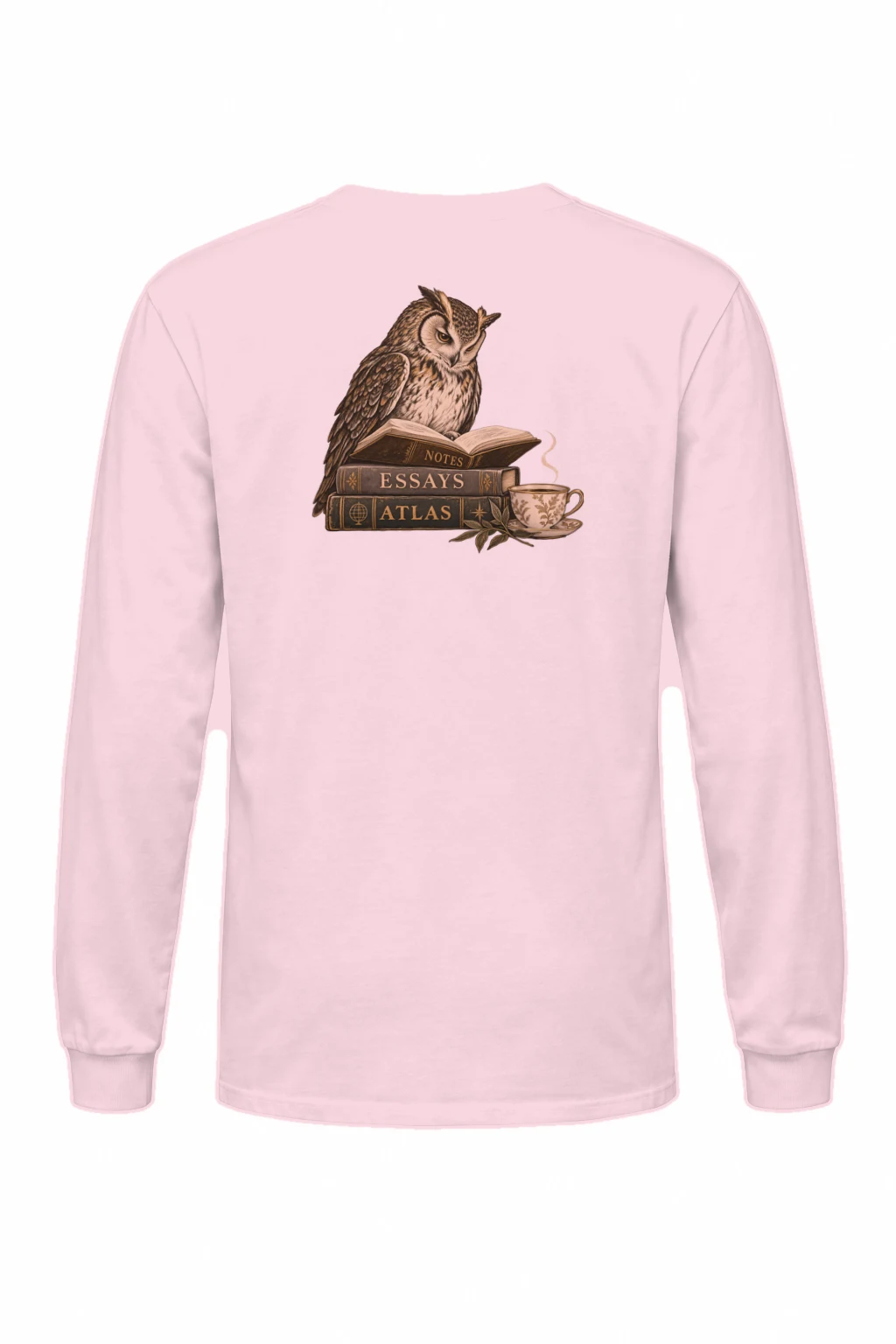 "Owl’s Reading Hour" Unisex Longsleeve T-shirt | Gildan 2400