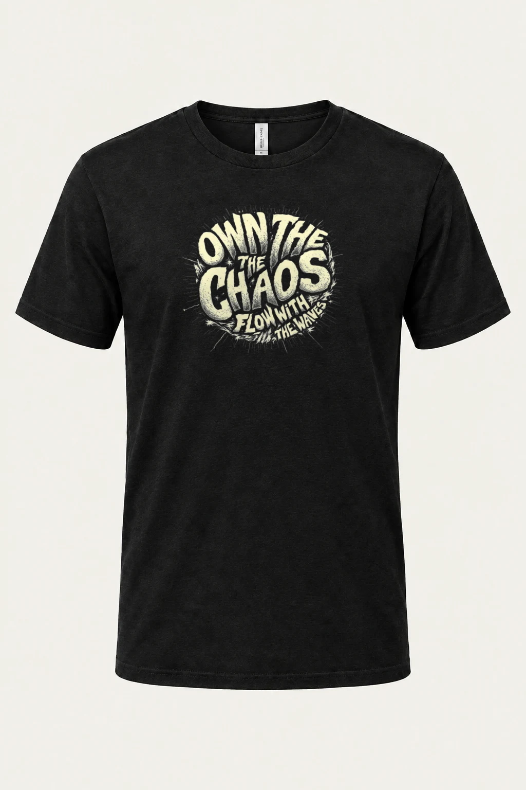 "Own The Chaos" Heavyweight Unisex Crewneck T-shirt | Gildan 5000