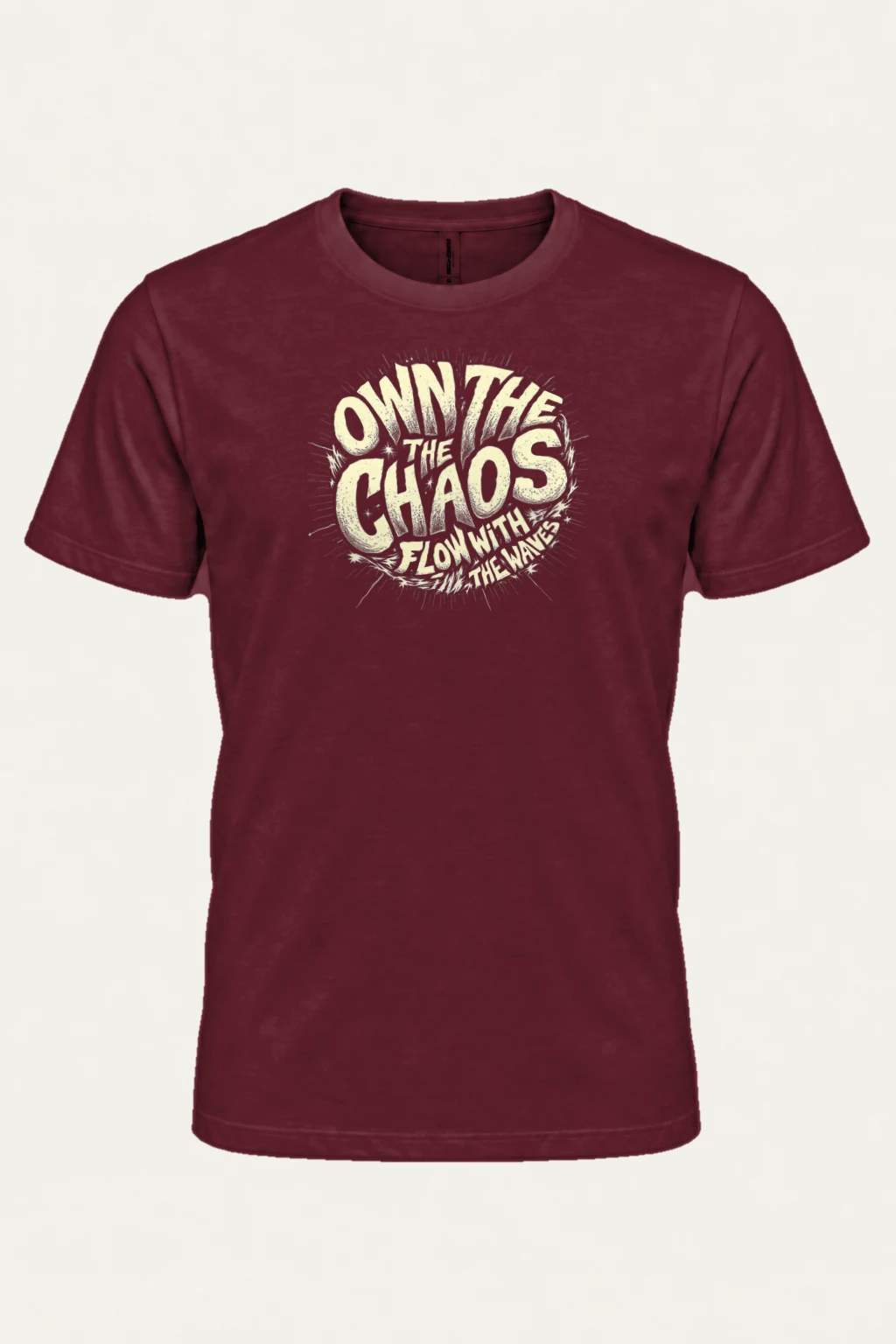 "Own The Chaos" Heavyweight Unisex Crewneck T-shirt | Gildan 5000
