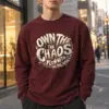 "Own The Chaos" Unisex Longsleeve T-shirt | Gildan 2400