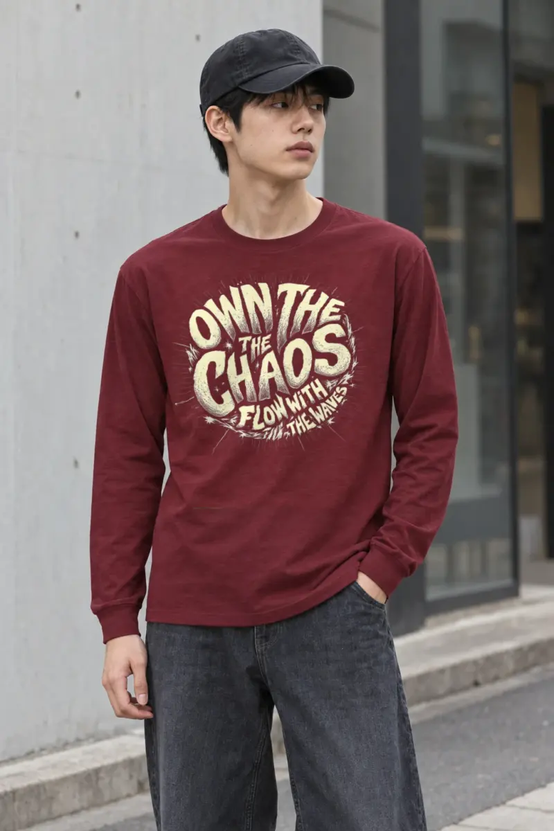 "Own The Chaos" Unisex Longsleeve T-shirt | Gildan 2400