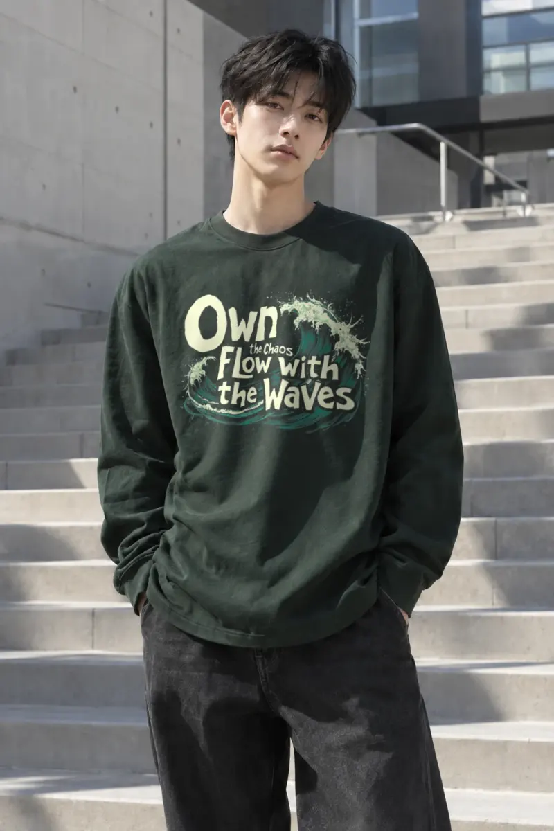 "Own The Chaos" Unisex Longsleeve T-shirt | Gildan 2400
