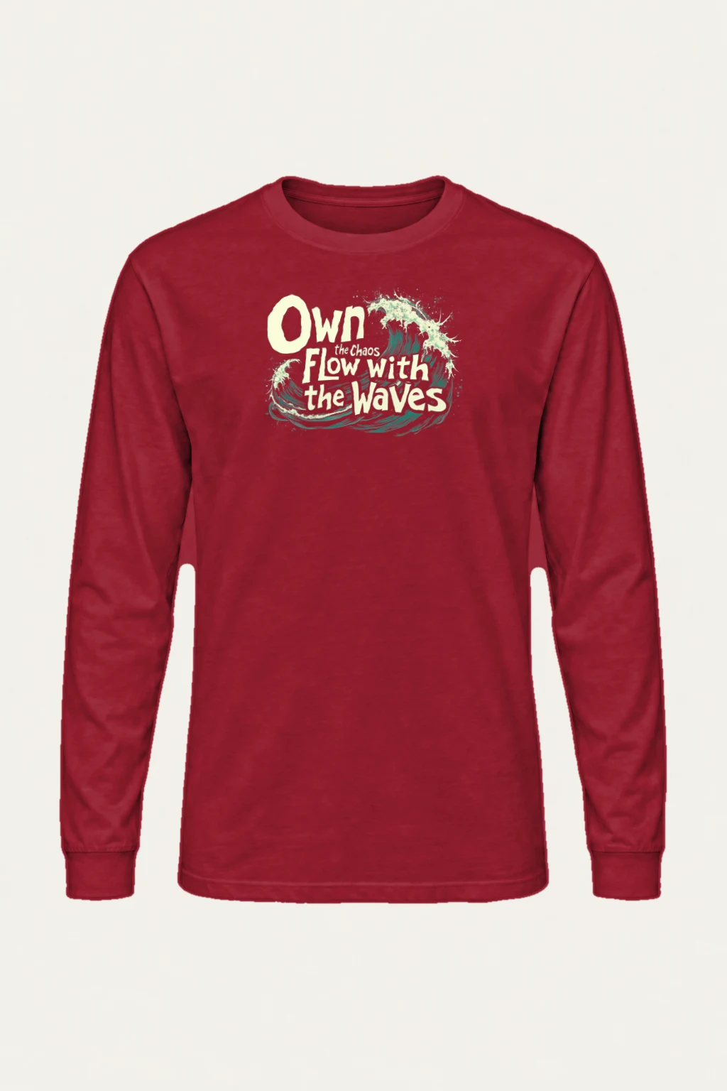 "Own The Chaos" Unisex Longsleeve T-shirt | Gildan 2400