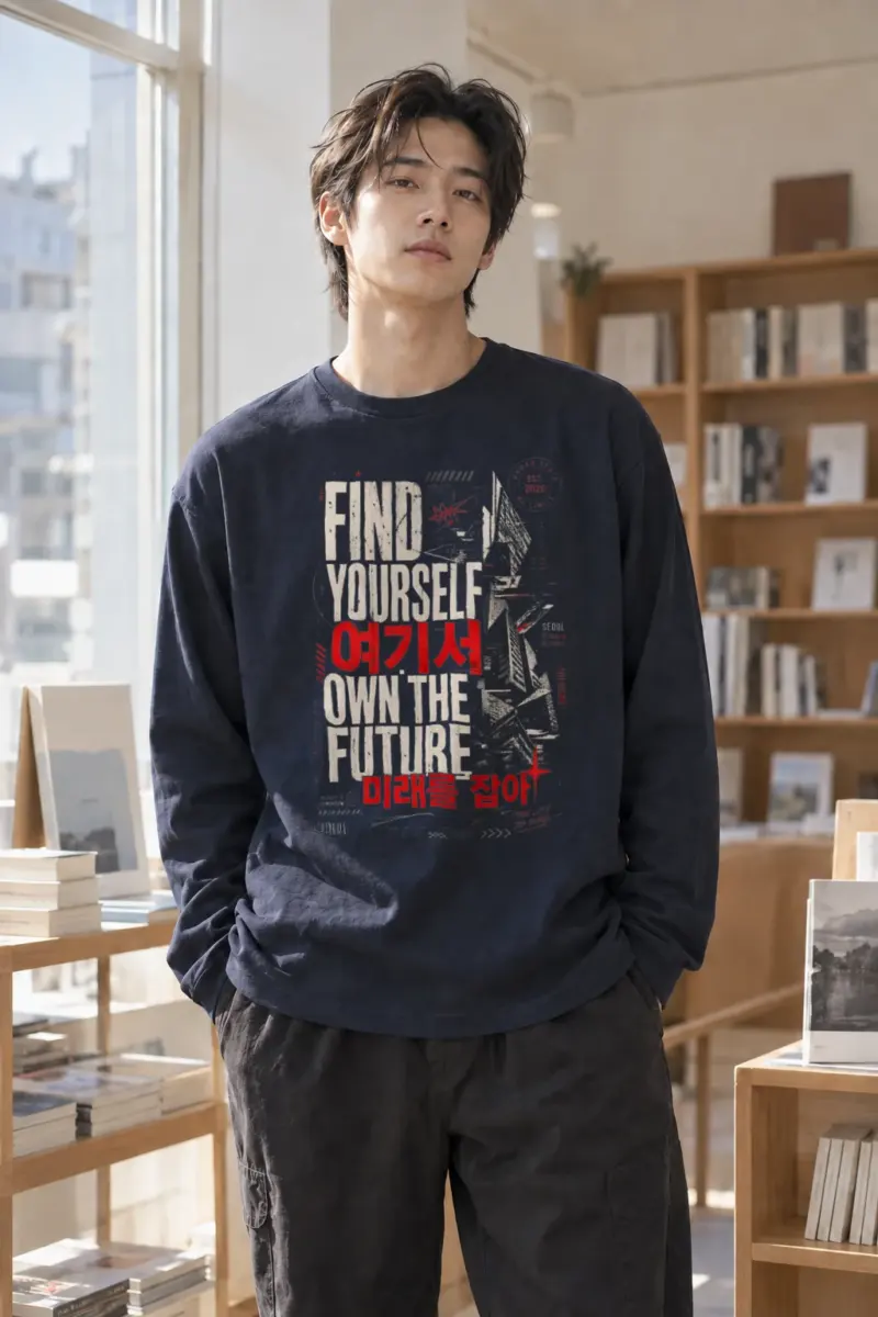 "Own The Future" Unisex Longsleeve T-shirt | Gildan 2400