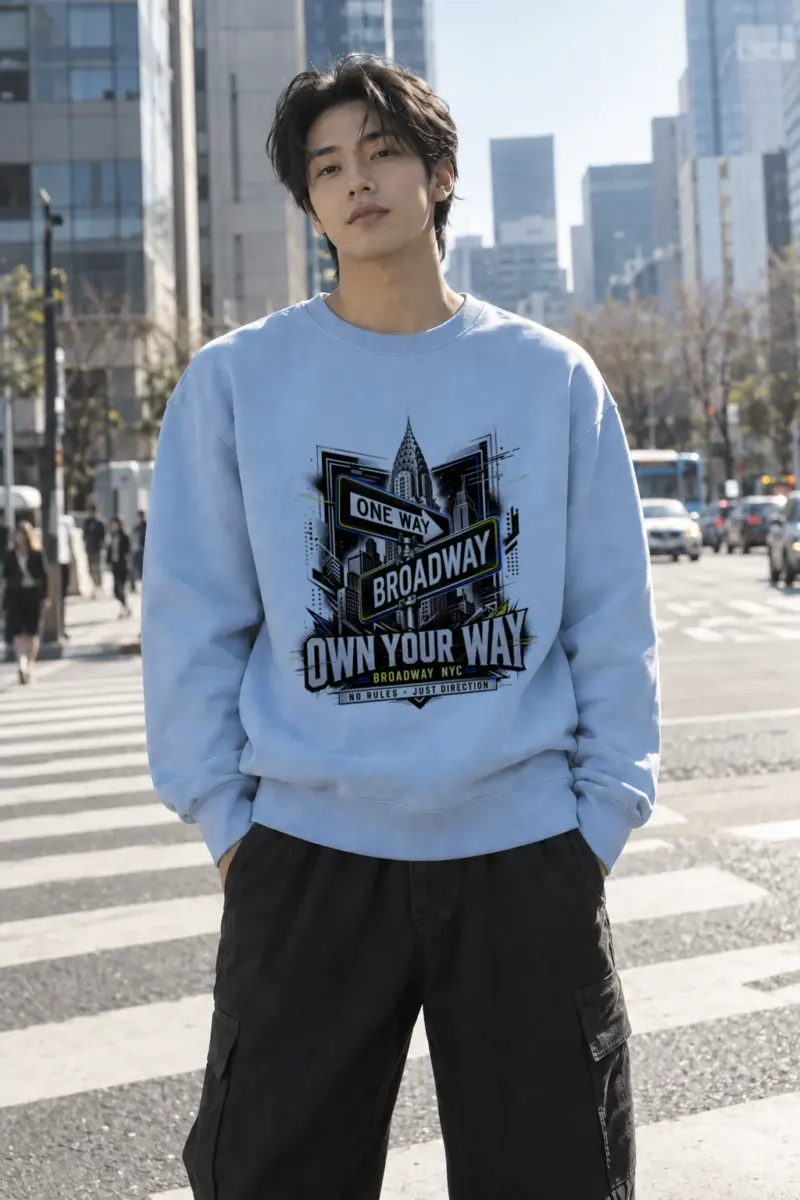 “Own Your Way” Heavy Blend Unisex Crewneck Sweatshirt | Gildan 18000