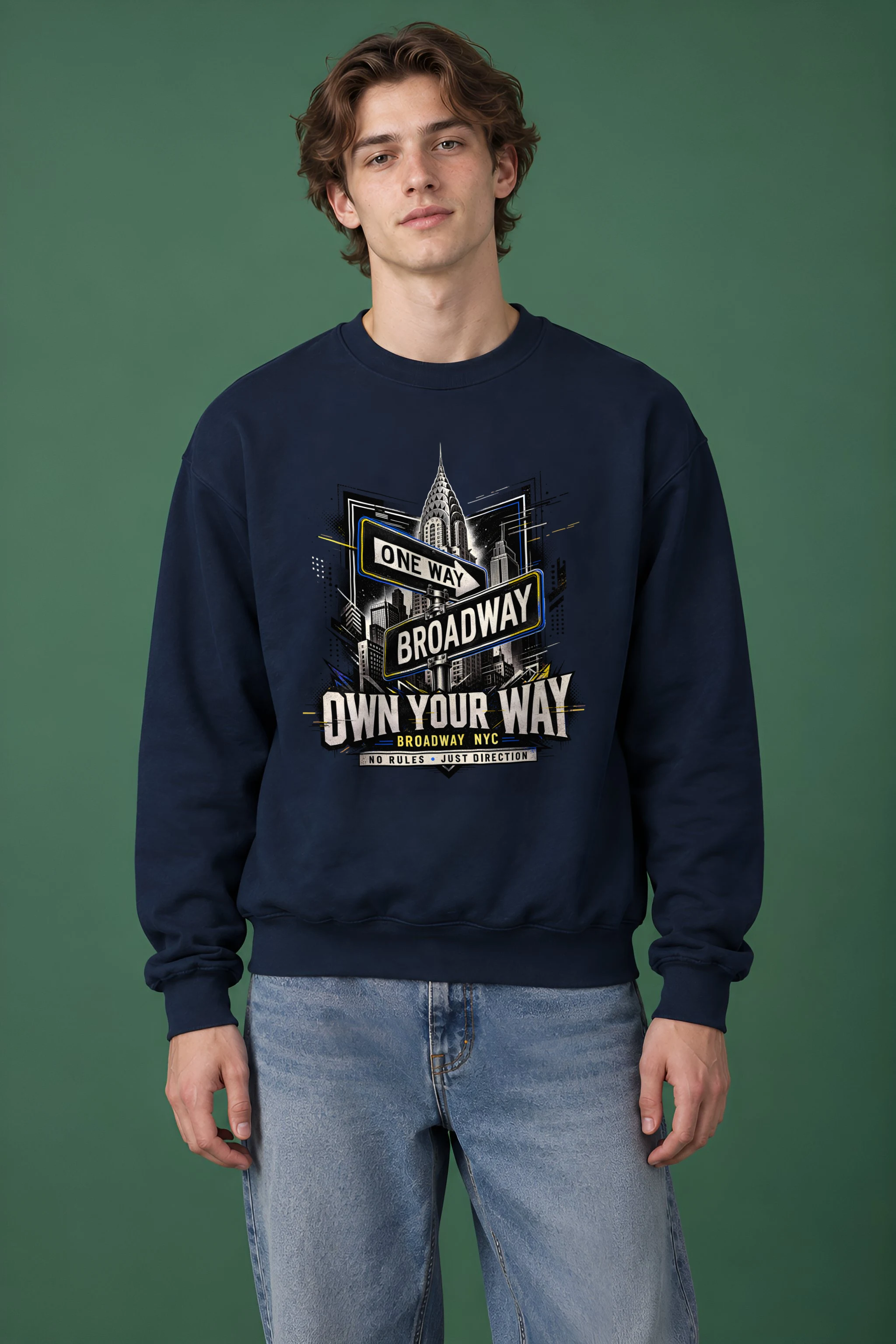 "Own Your Way" Heavy Blend Unisex Crewneck Sweatshirt