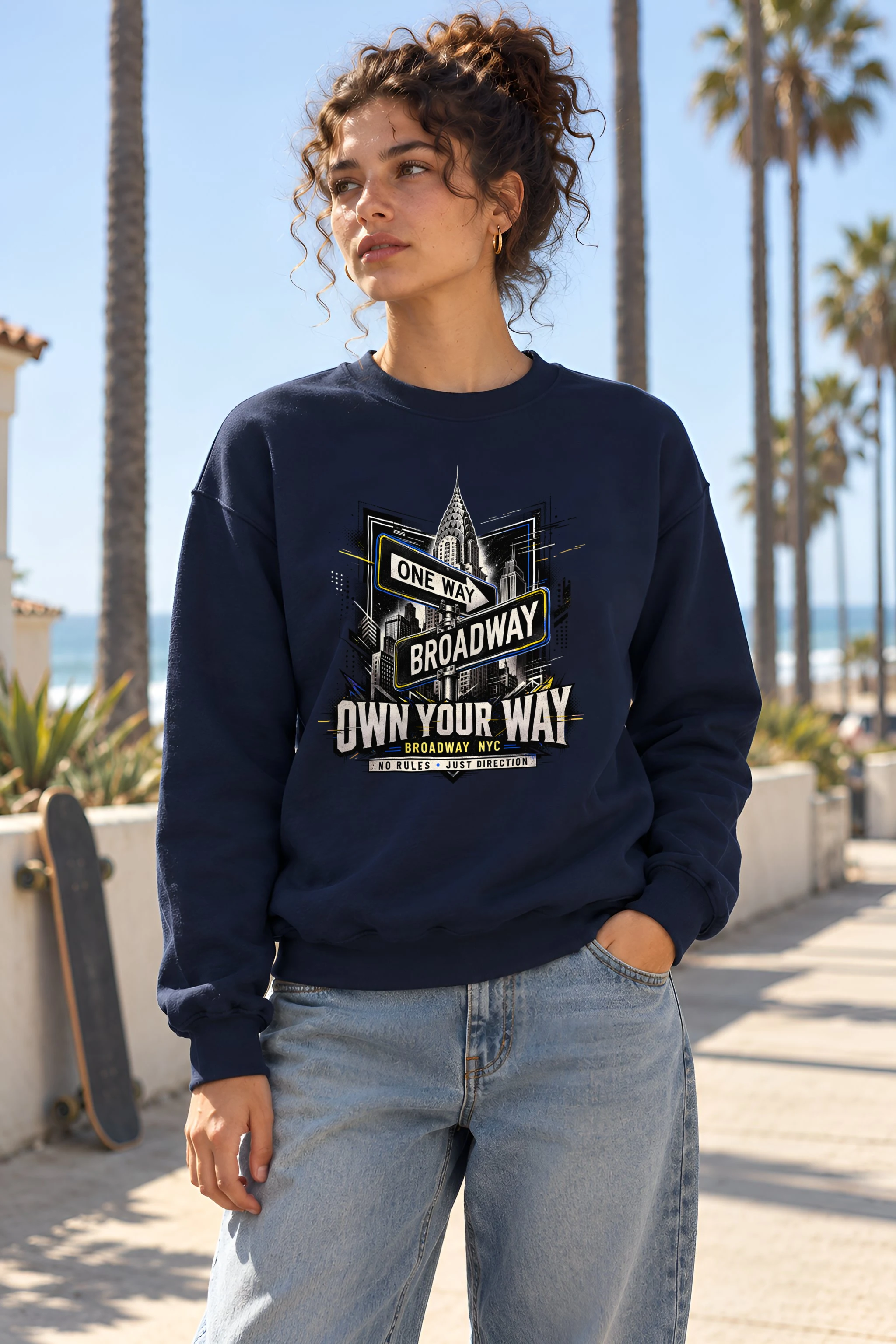 "Own Your Way" Heavy Blend Unisex Crewneck Sweatshirt