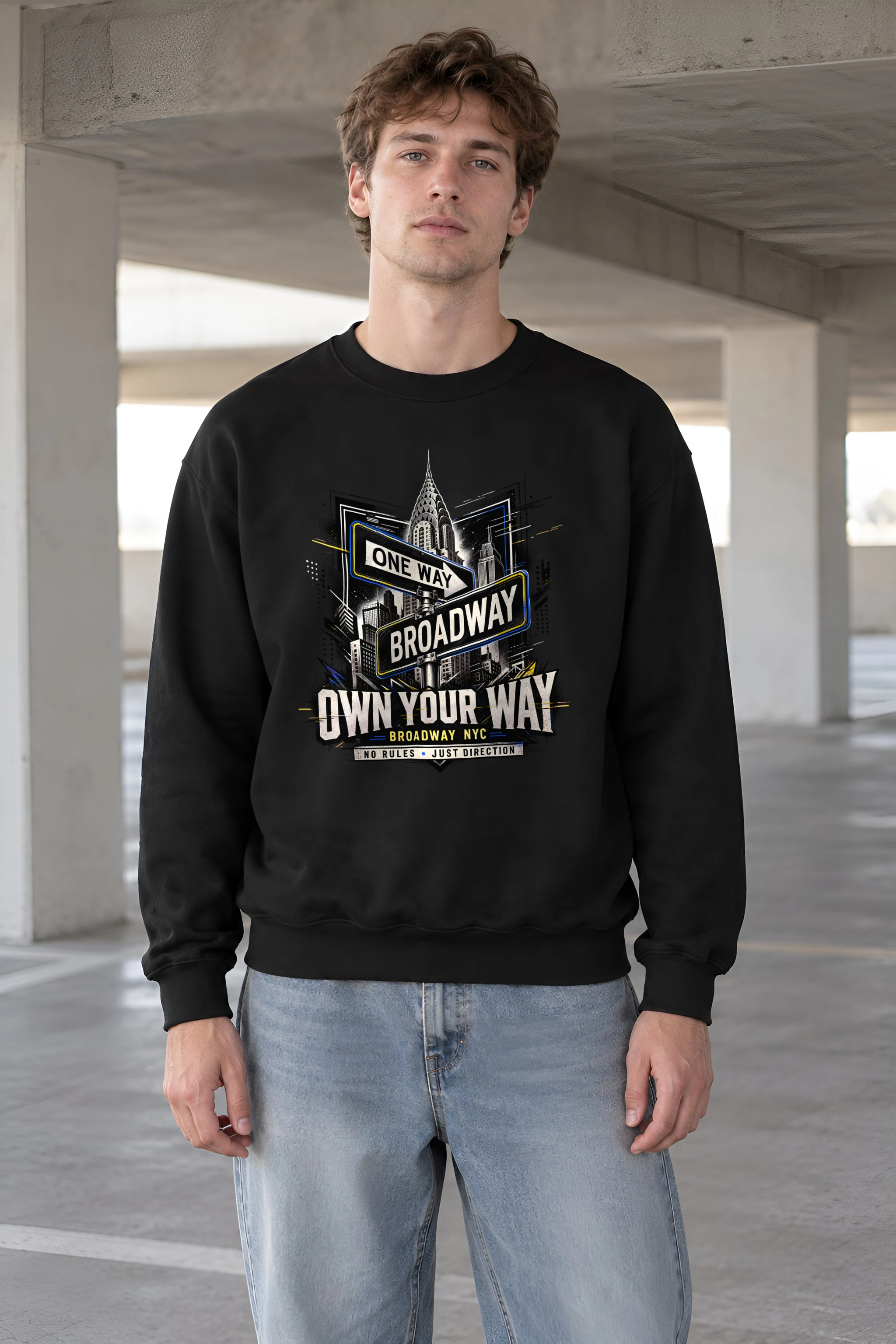 "Own Your Way" Heavy Blend Unisex Crewneck Sweatshirt