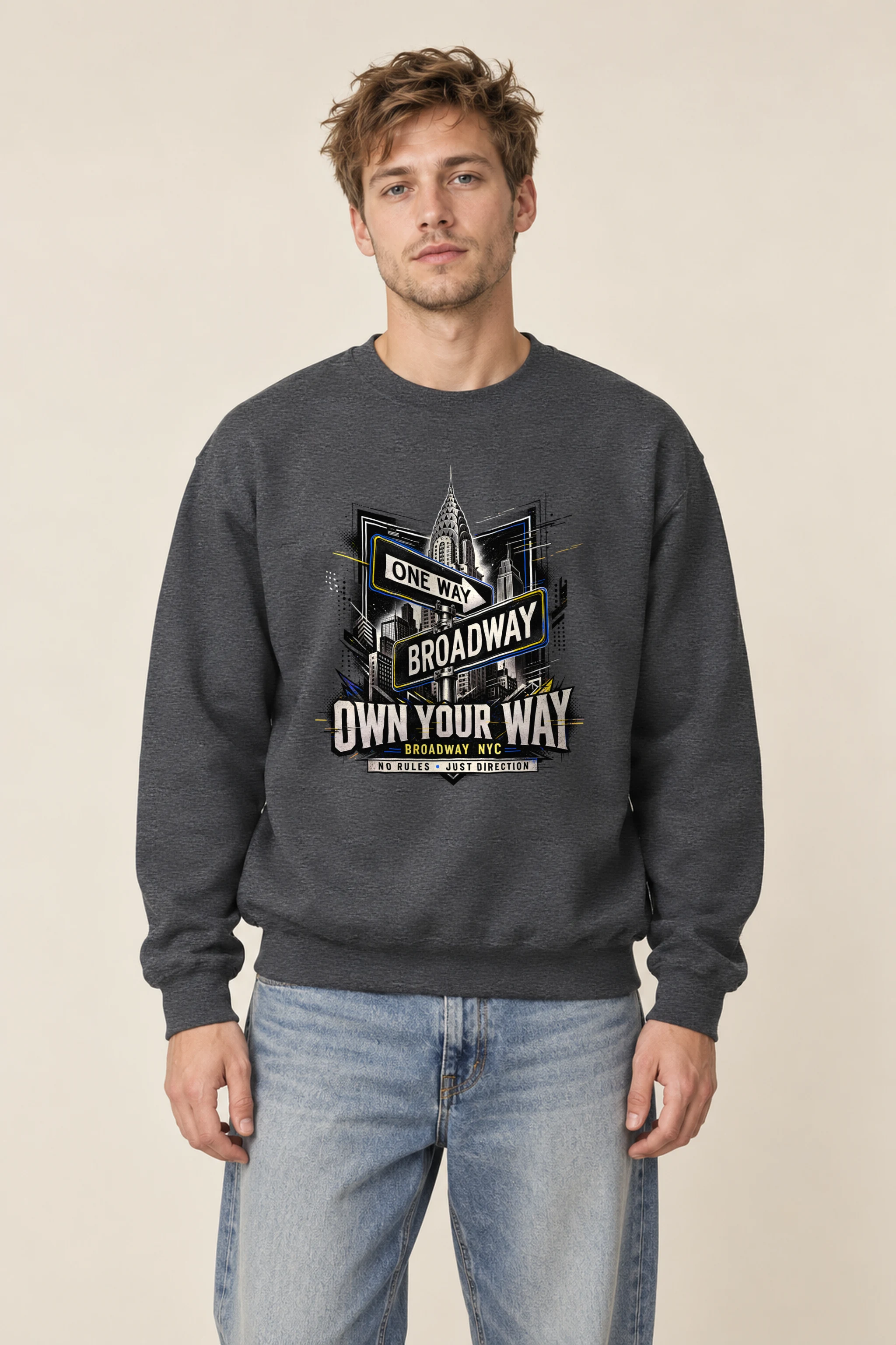 "Own Your Way" Heavy Blend Unisex Crewneck Sweatshirt