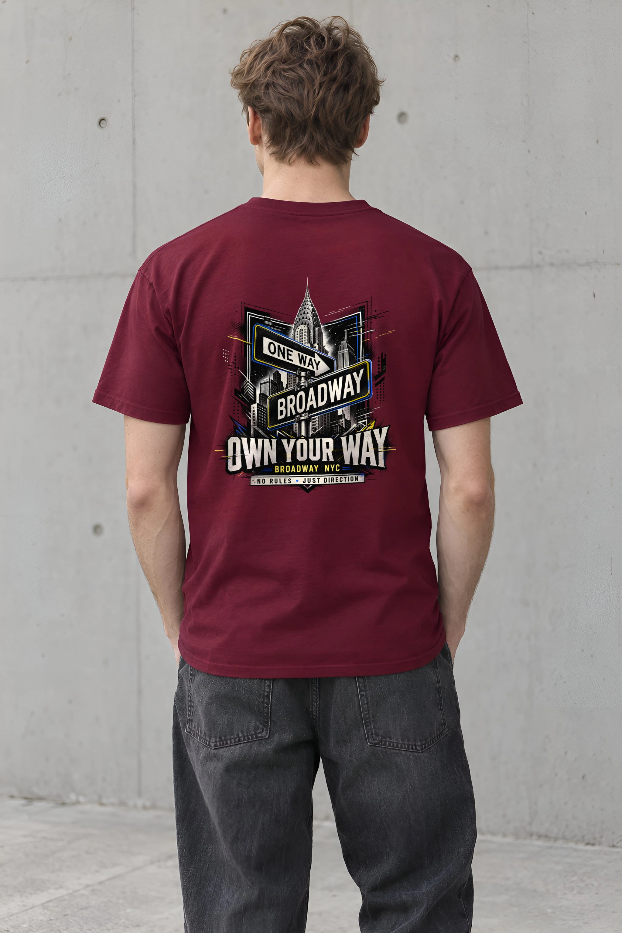 "Own Your Way" Heavyweight Unisex Crewneck T-shirt