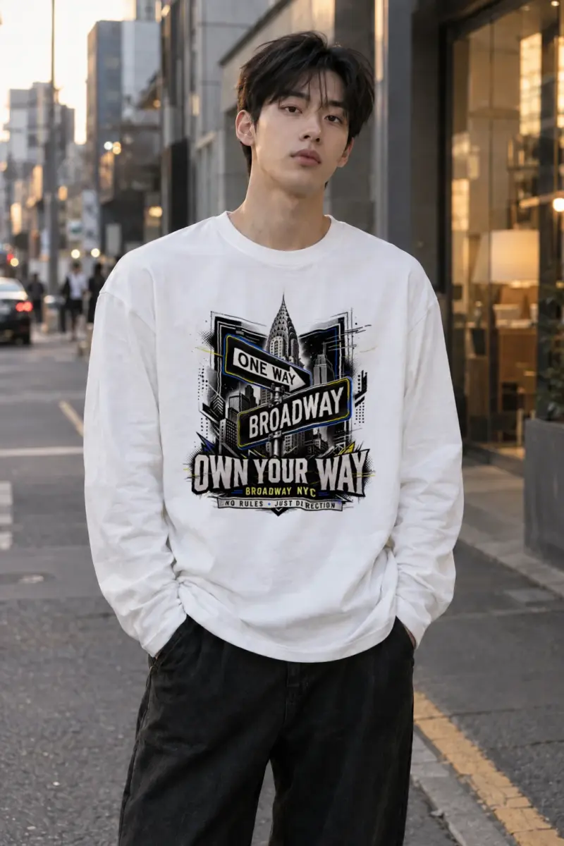 "Own Your Way" Unisex Longsleeve T-shirt | Gildan 2400