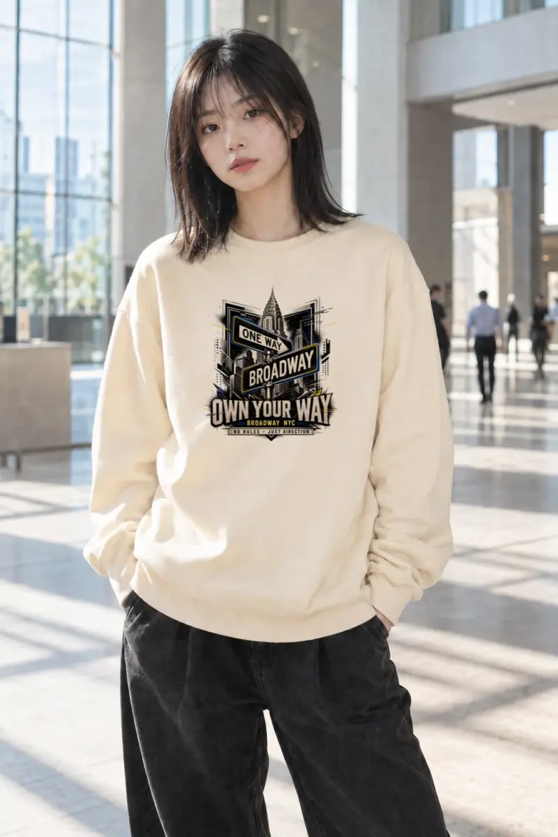 "Own Your Way" Unisex Sponge Fleece Crewneck Sweatshirt | Bella + Canvas 3901