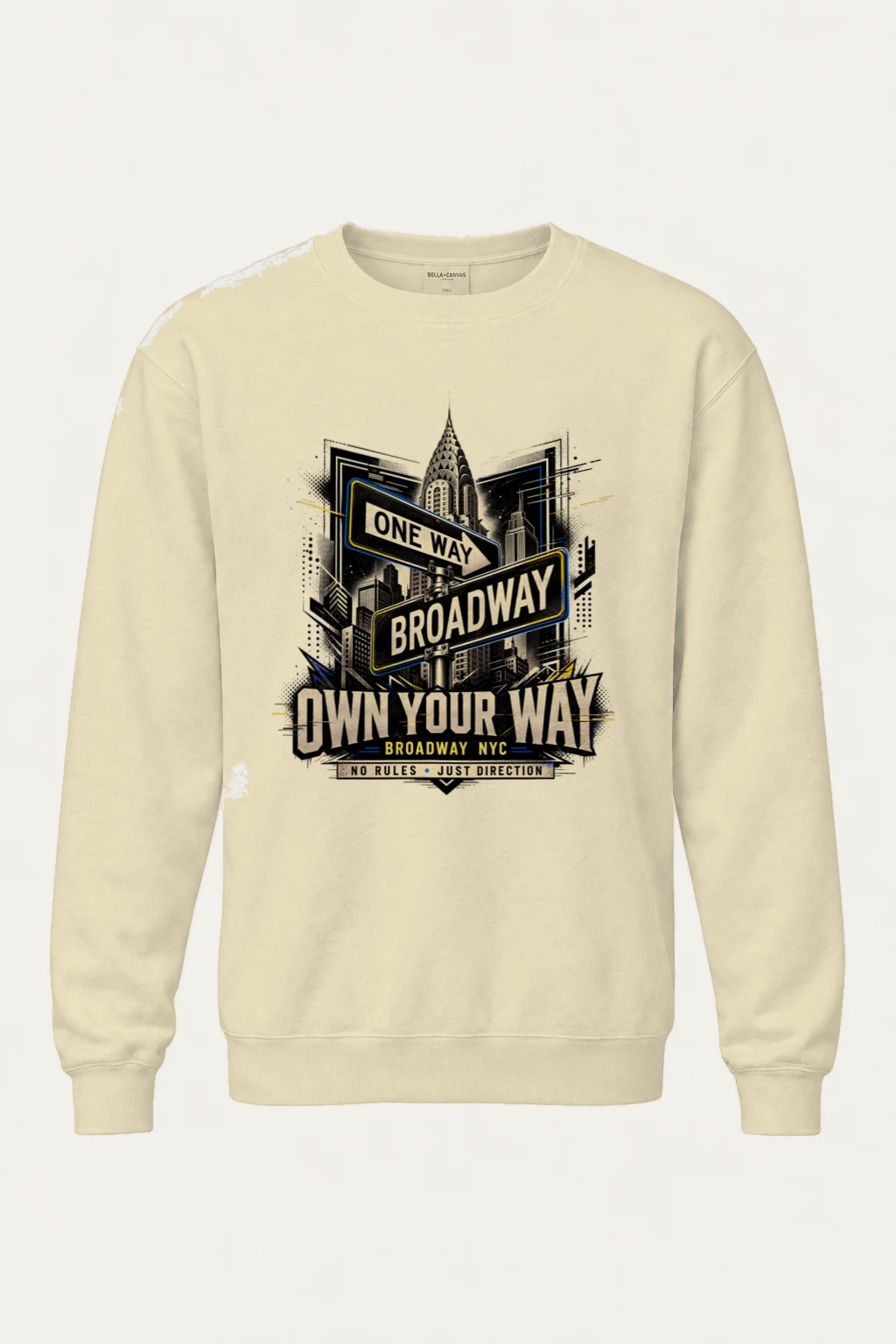"Own Your Way" Unisex Sponge Fleece Crewneck Sweatshirt | Bella + Canvas 3901