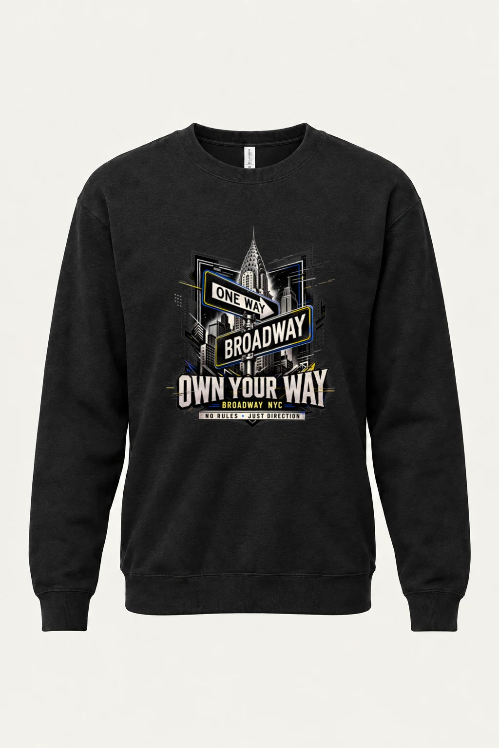"Own Your Way" Unisex Sponge Fleece Crewneck Sweatshirt | Bella + Canvas 3901