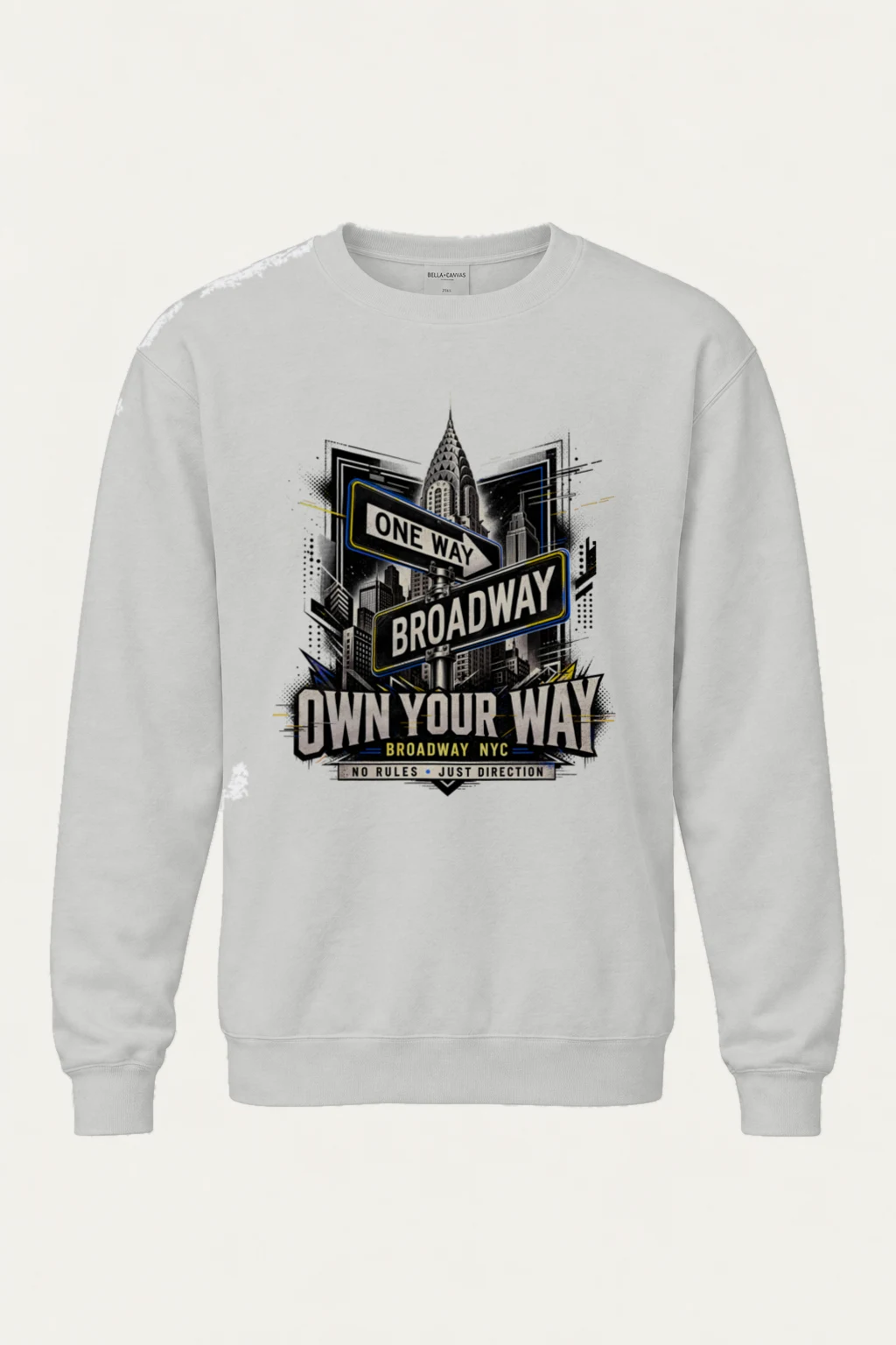 "Own Your Way" Unisex Sponge Fleece Crewneck Sweatshirt | Bella + Canvas 3901