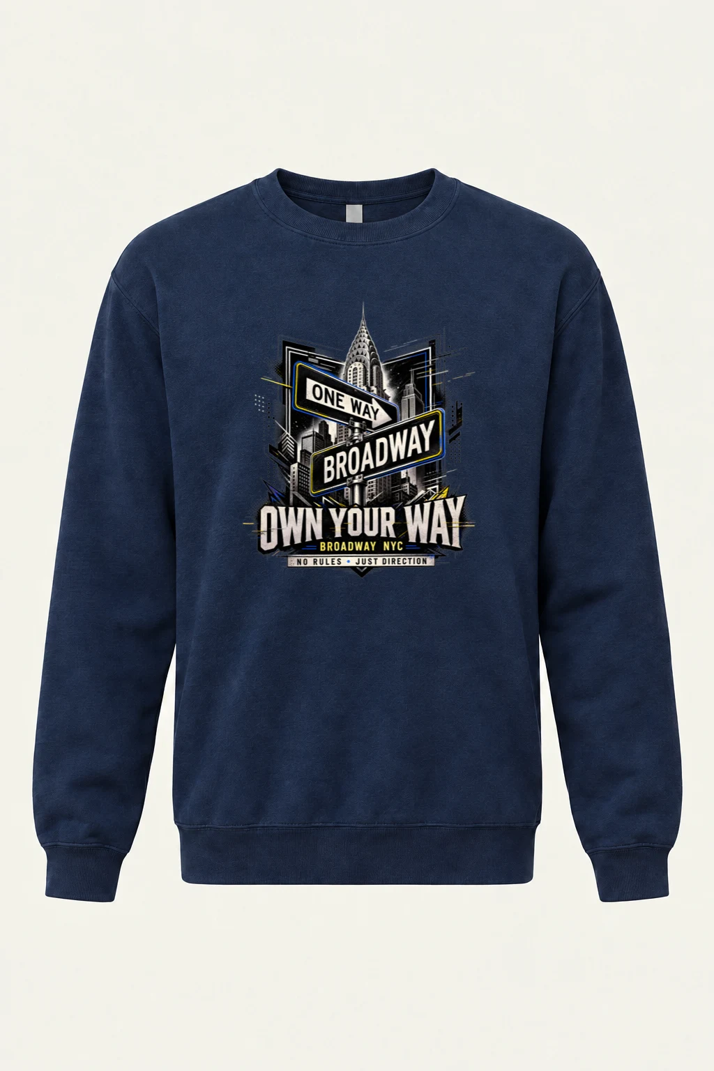 "Own Your Way" Unisex Sponge Fleece Crewneck Sweatshirt | Bella + Canvas 3901