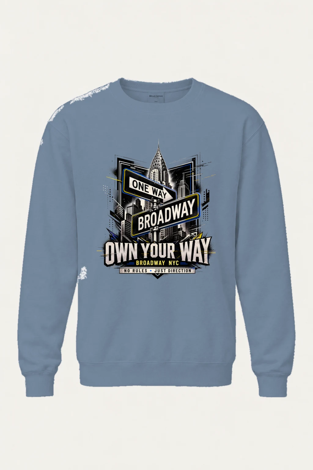 "Own Your Way" Unisex Sponge Fleece Crewneck Sweatshirt | Bella + Canvas 3901