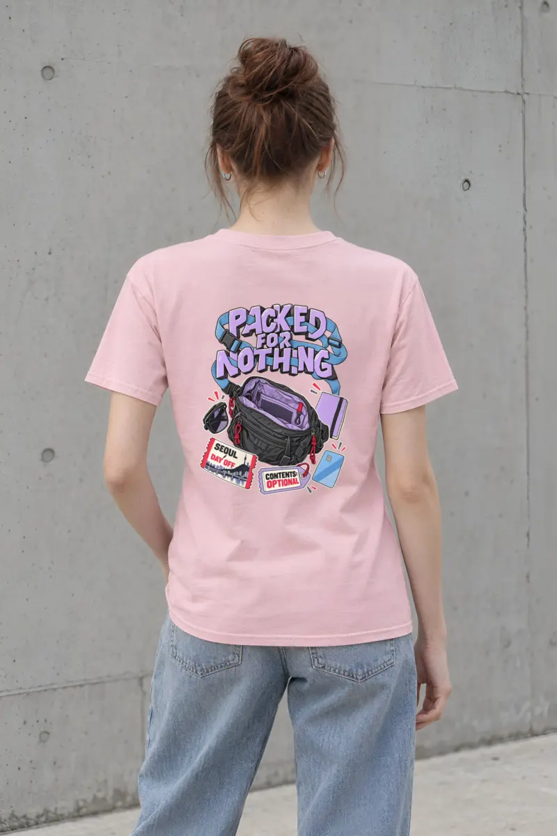 "Packed For Nothing" Heavyweight Unisex Crewneck T-shirt