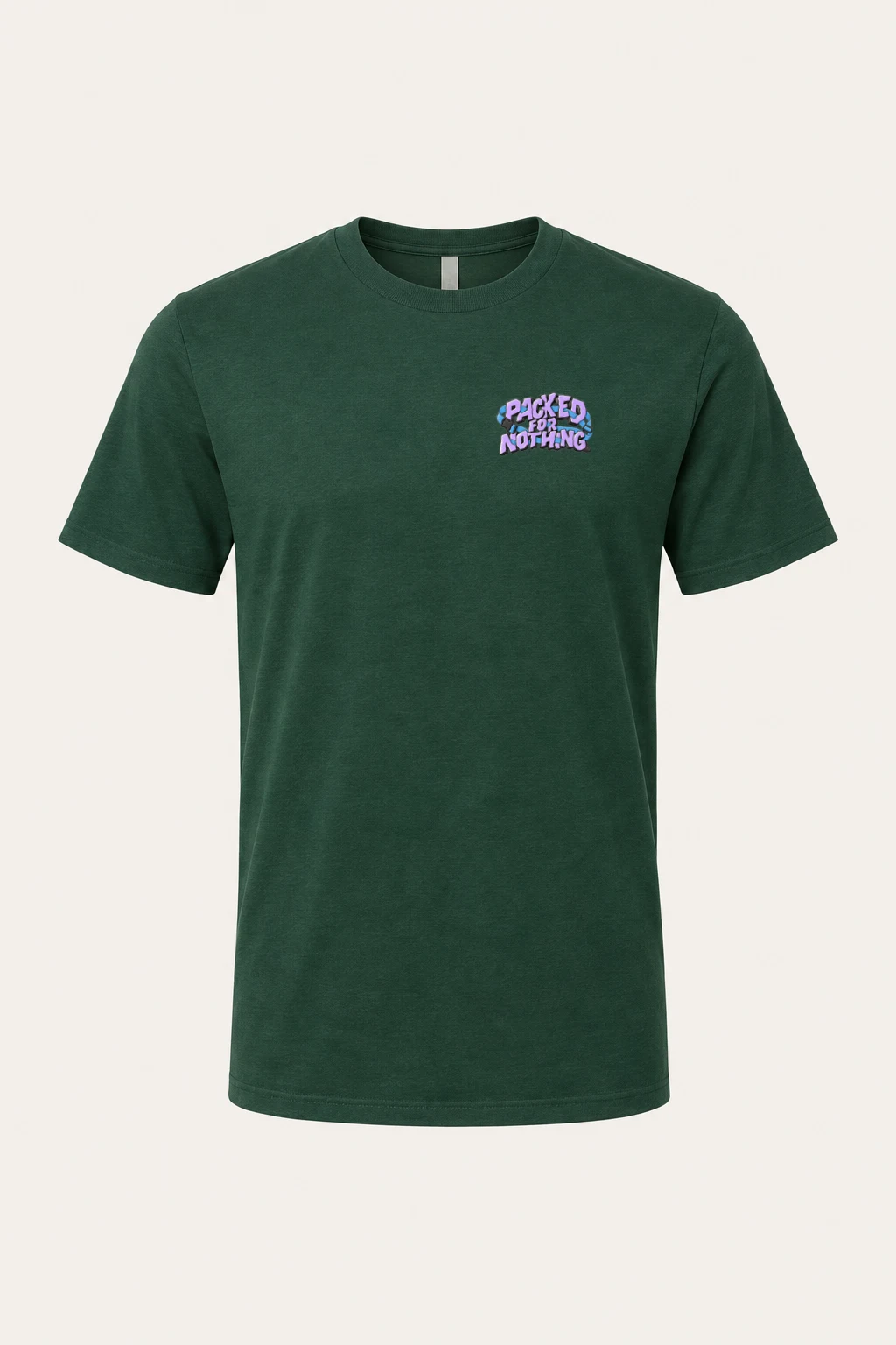 "Packed For Nothing" Heavyweight Unisex Crewneck T-shirt | Gildan 5000