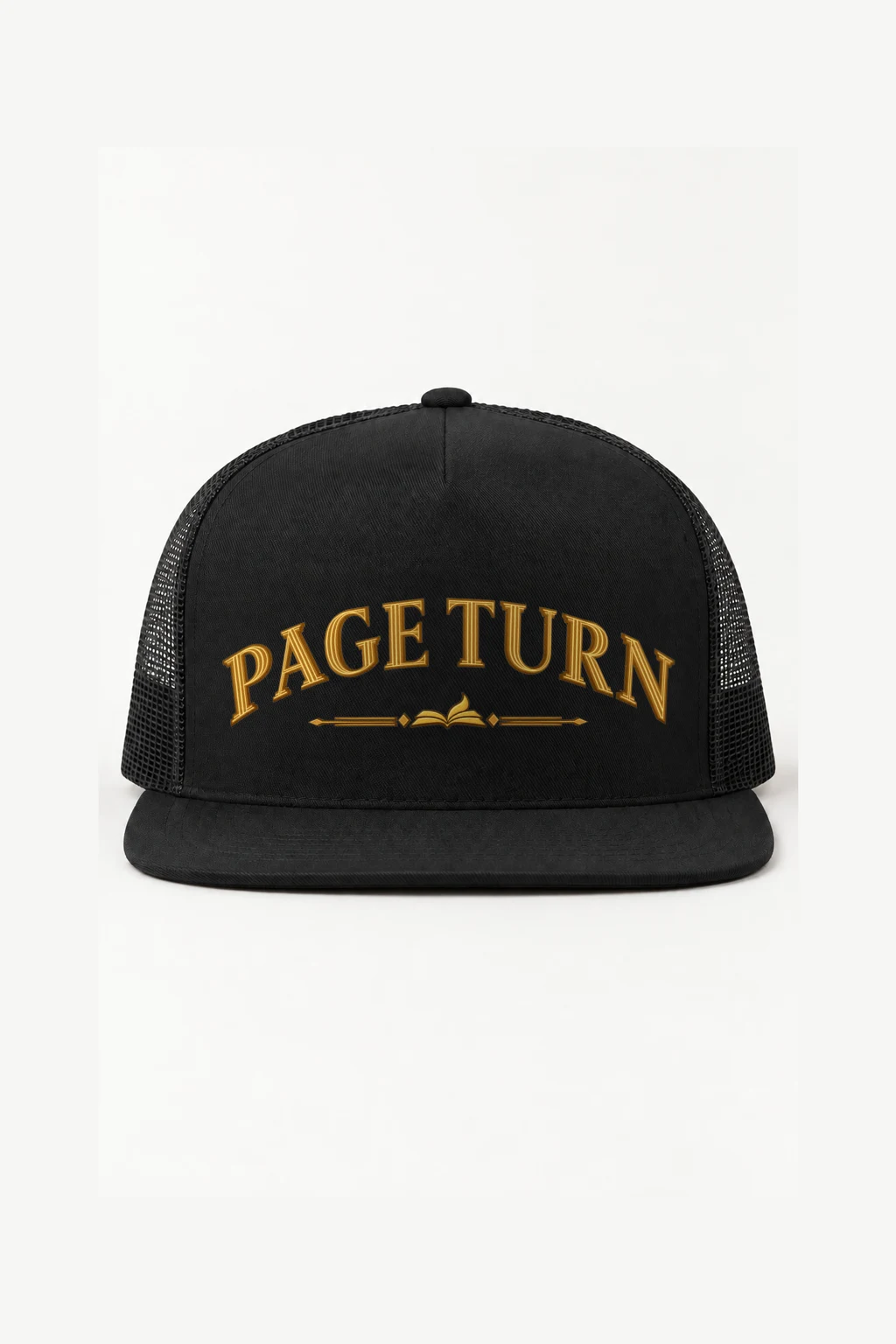 "Page Turn" 5 Panel Trucker Cap | Yupoong 6006