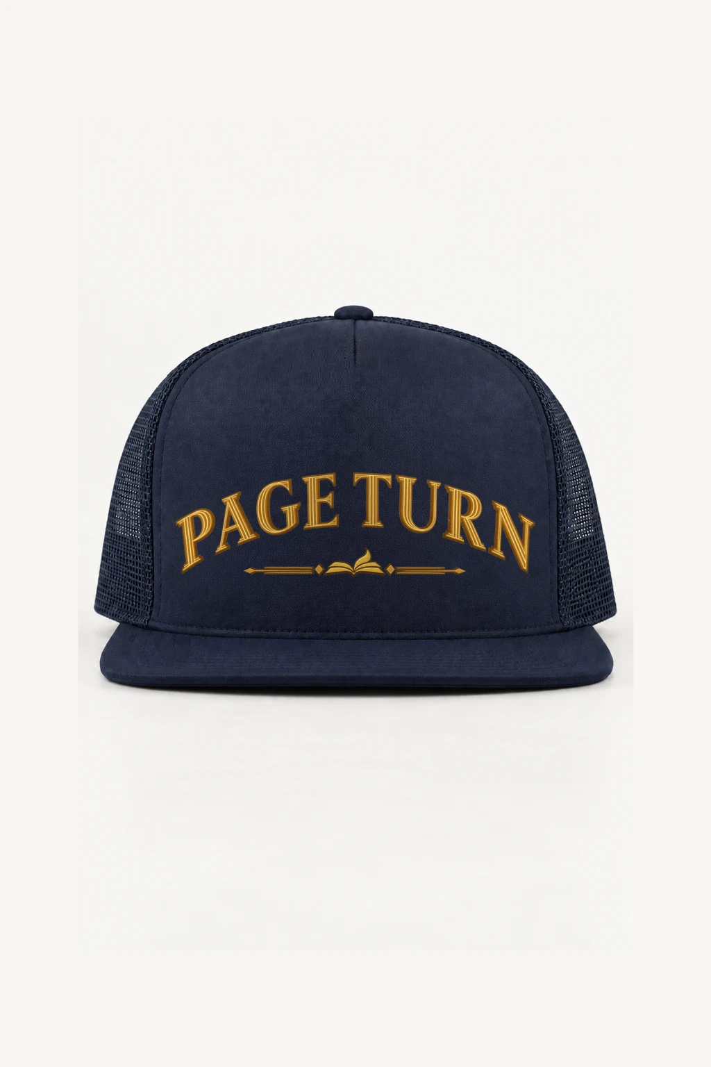 "Page Turn" 5 Panel Trucker Cap | Yupoong 6006