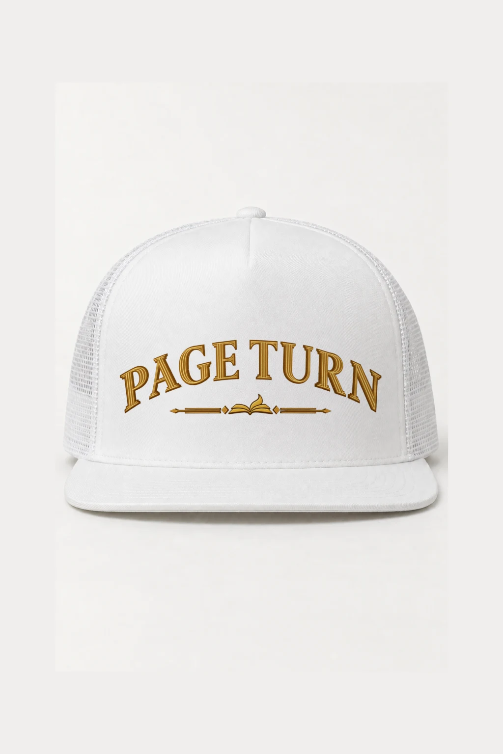 "Page Turn" 5 Panel Trucker Cap | Yupoong 6006