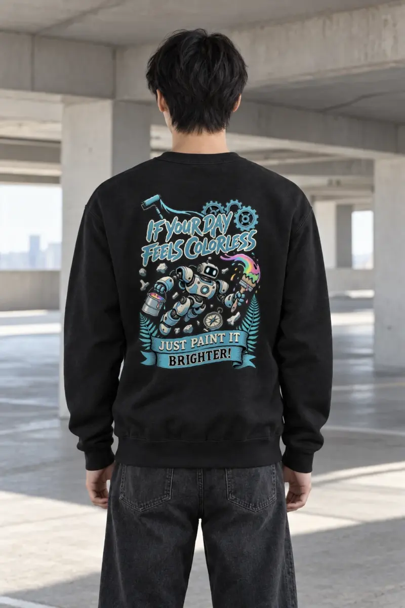 "Paint It Brighter" Heavy Blend Unisex Crewneck Sweatshirt
