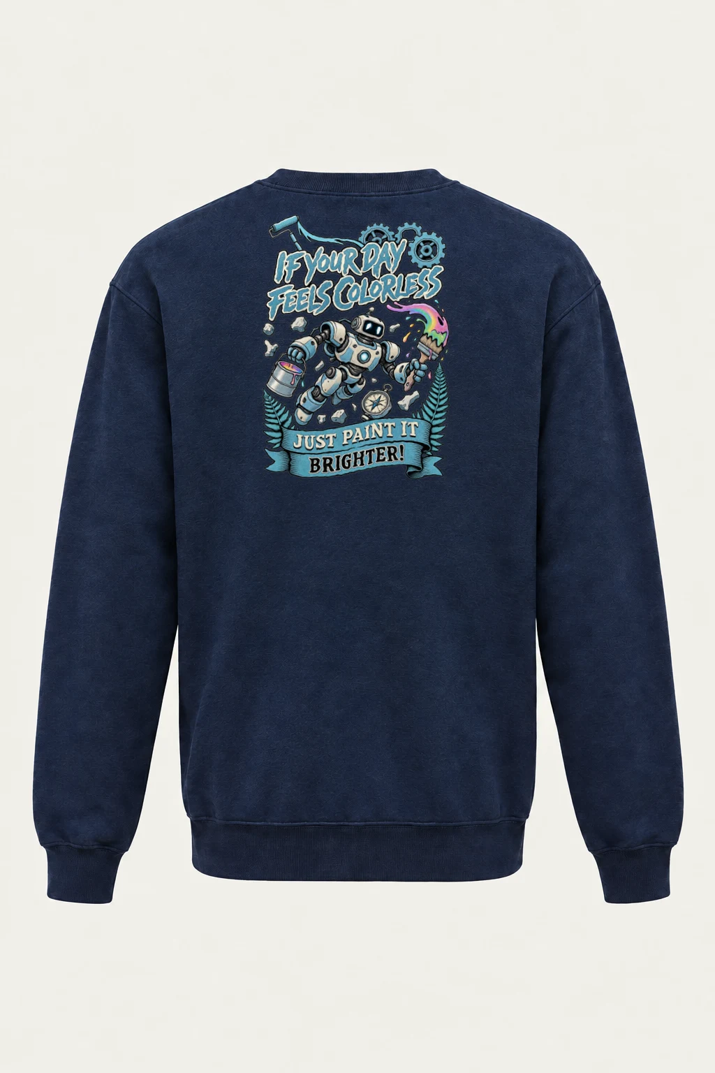 "Paint It Brighter" Heavy Blend Unisex Crewneck Sweatshirt | Gildan 18000