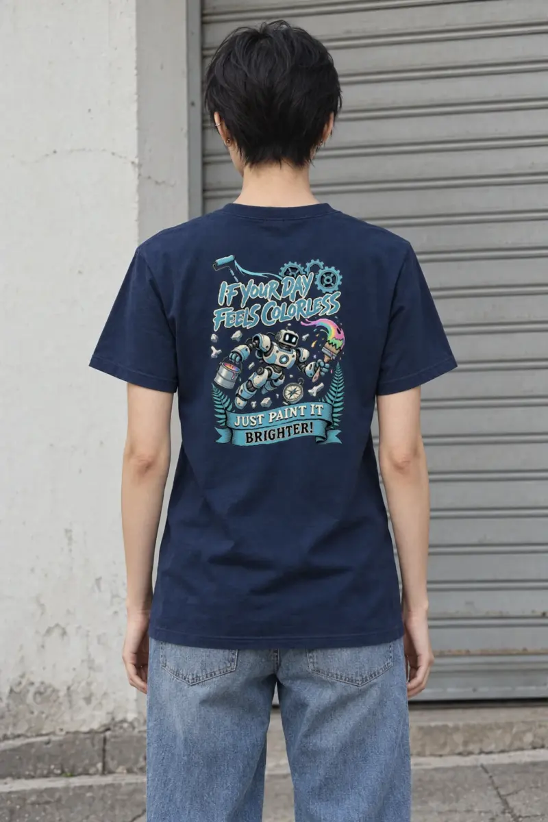 "Paint It Brighter" Heavyweight Unisex Crewneck T-shirt