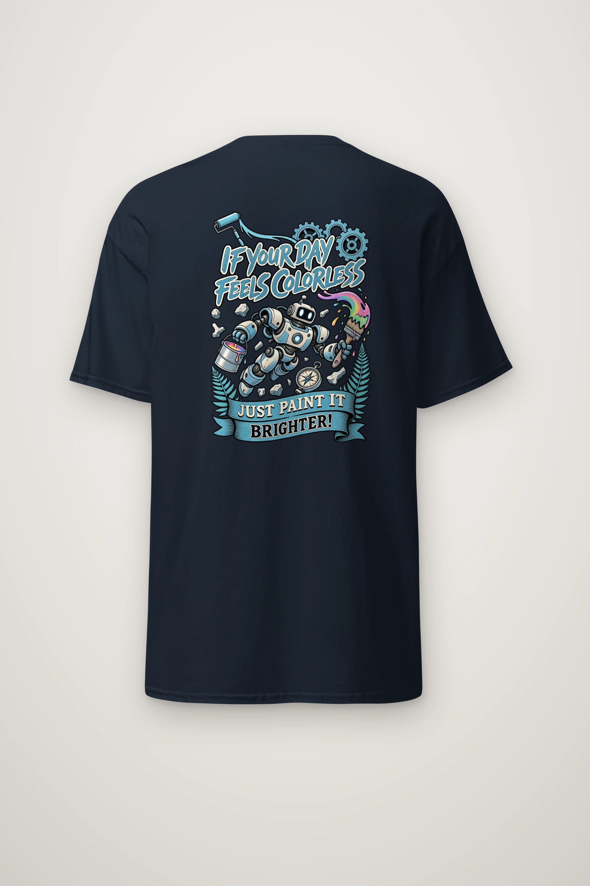 "Paint It Brighter" Heavyweight Unisex Crewneck T-shirt