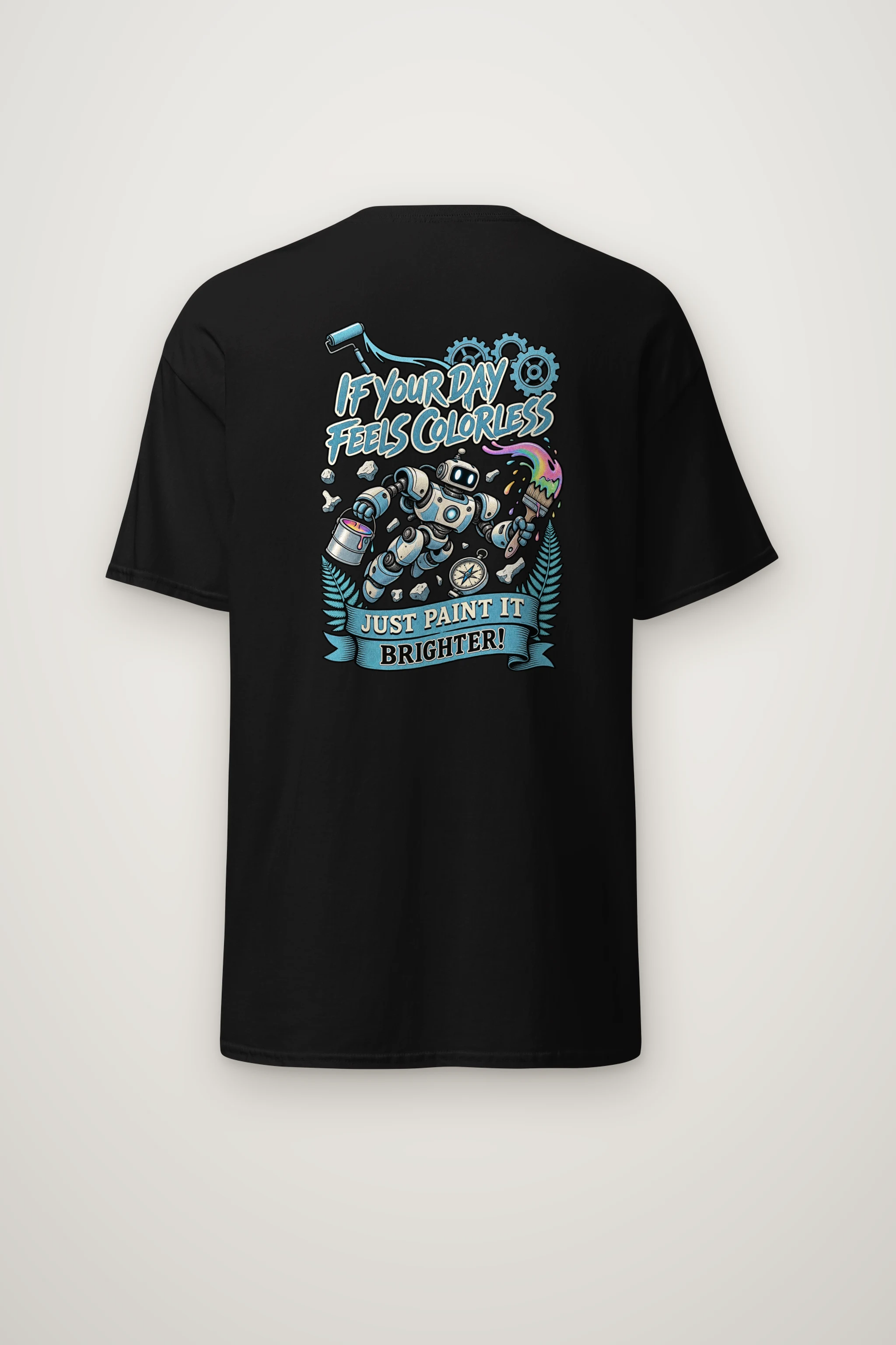 "Paint It Brighter" Heavyweight Unisex Crewneck T-shirt