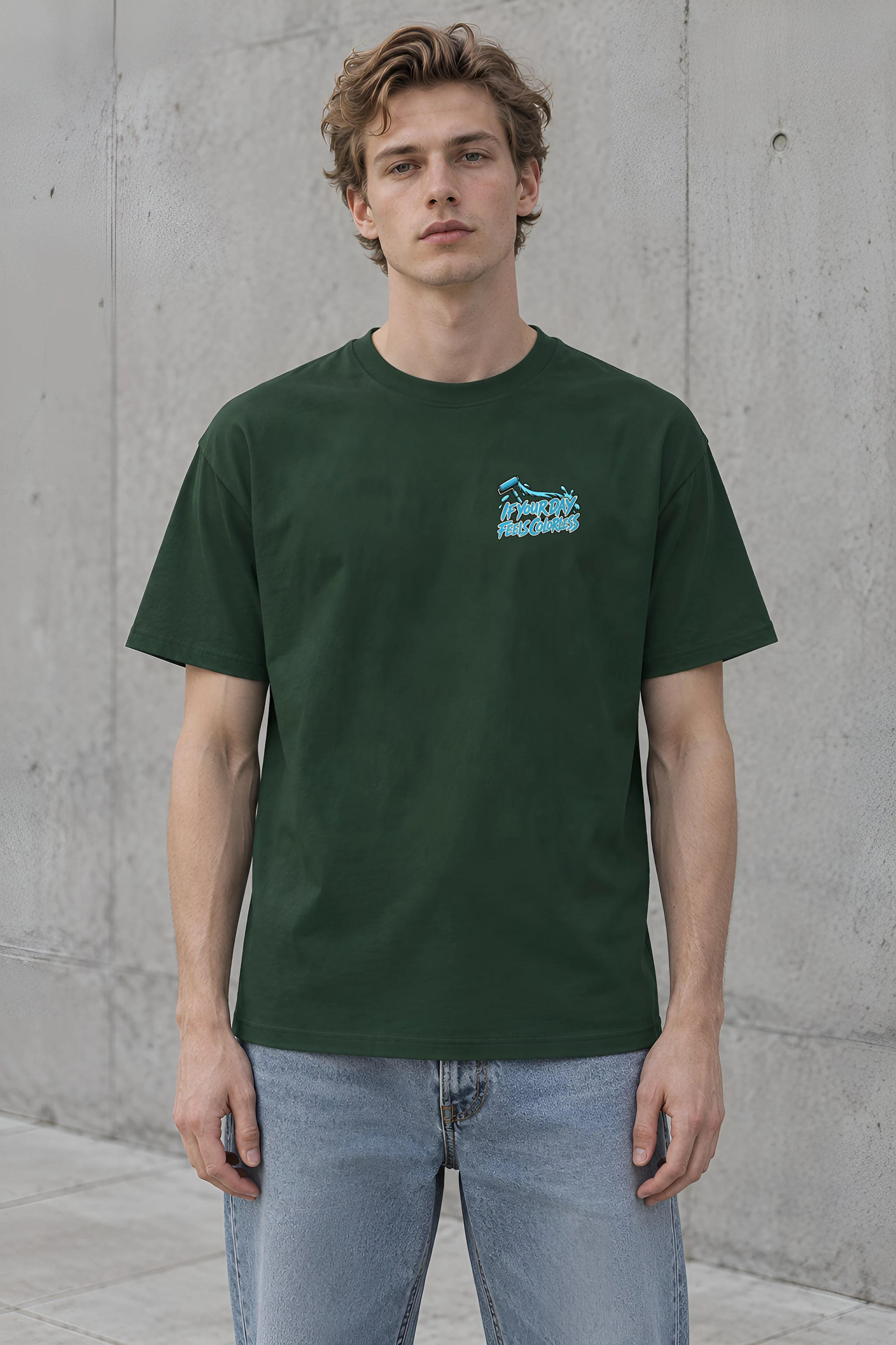 "Paint It Brighter" Heavyweight Unisex Crewneck T-shirt