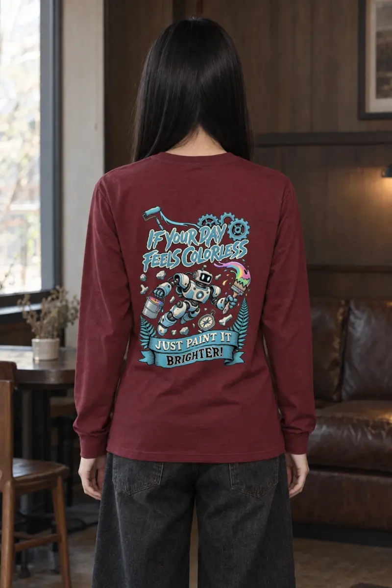 "Paint It Brighter" Unisex Longsleeve T-shirt