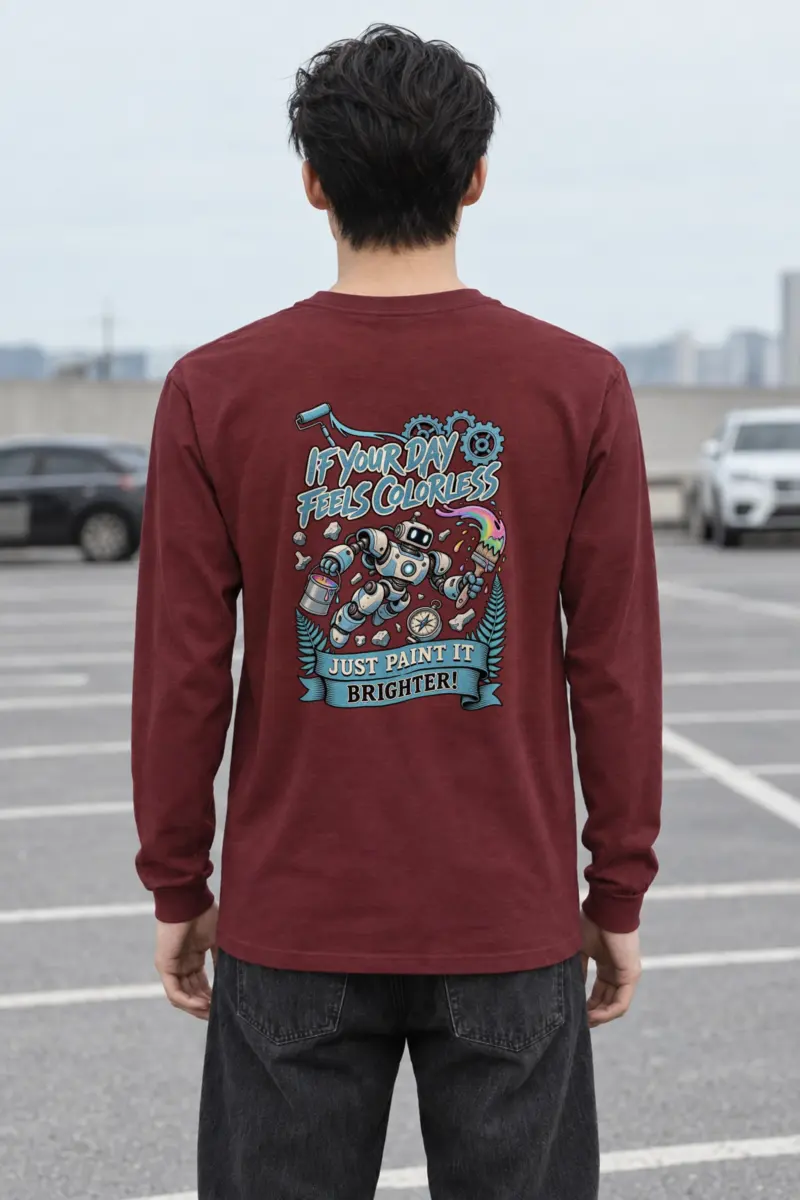 "Paint It Brighter" Unisex Longsleeve T-shirt