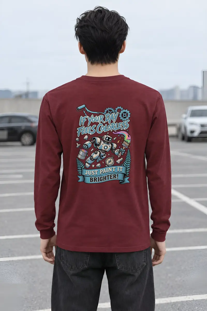 "Paint It Brighter" Unisex Longsleeve T-shirt