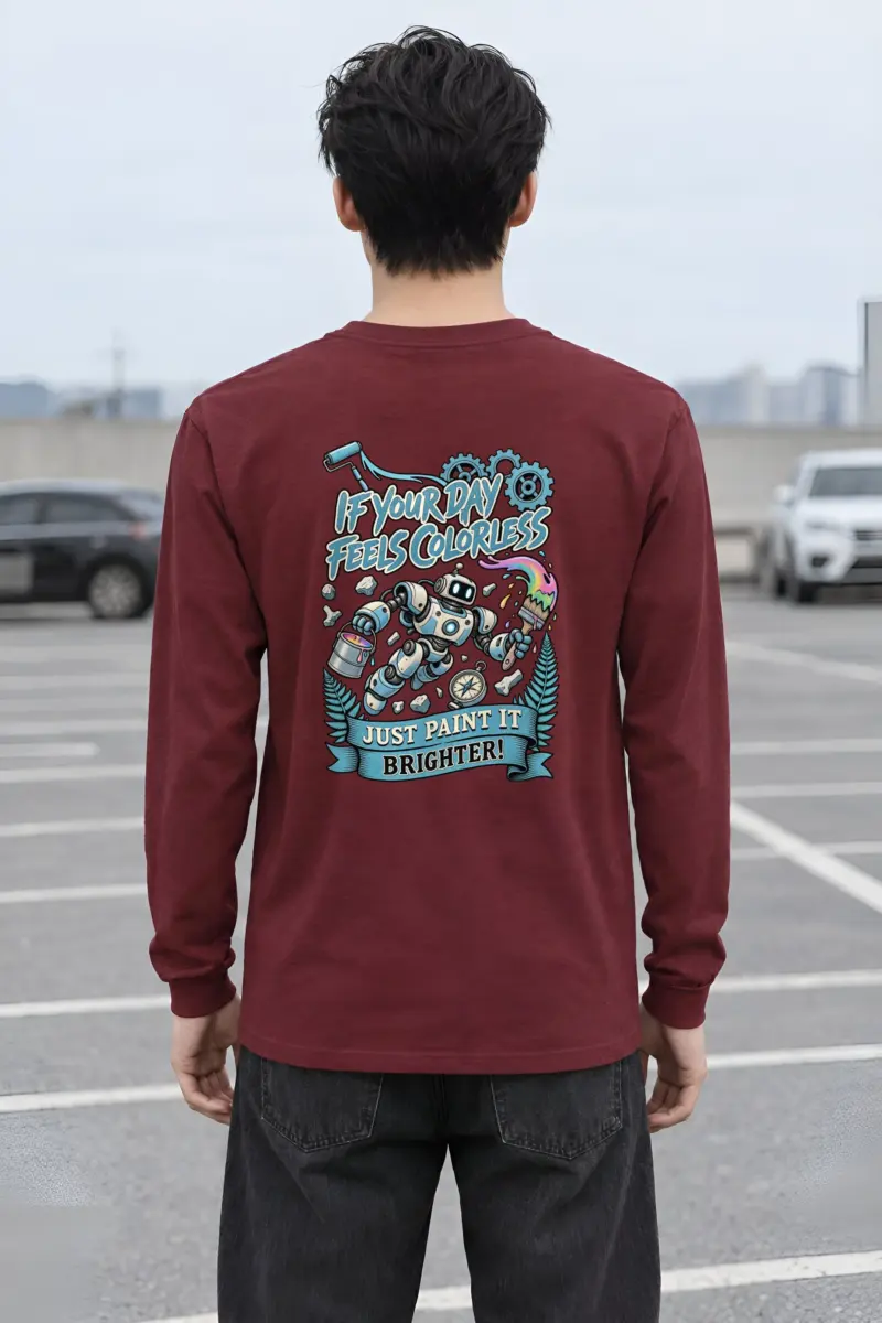 "Paint It Brighter" Unisex Longsleeve T-shirt