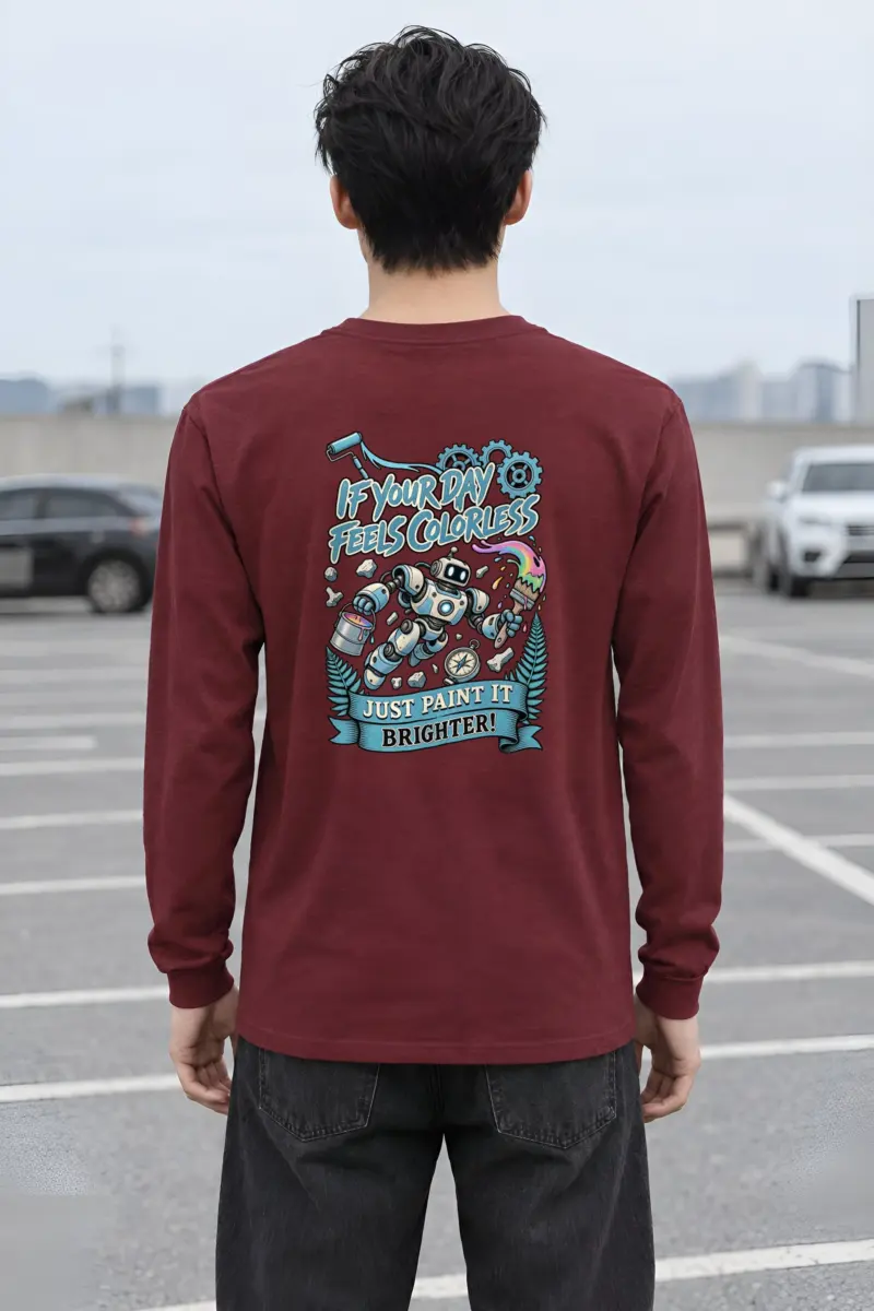 "Paint It Brighter" Unisex Longsleeve T-shirt