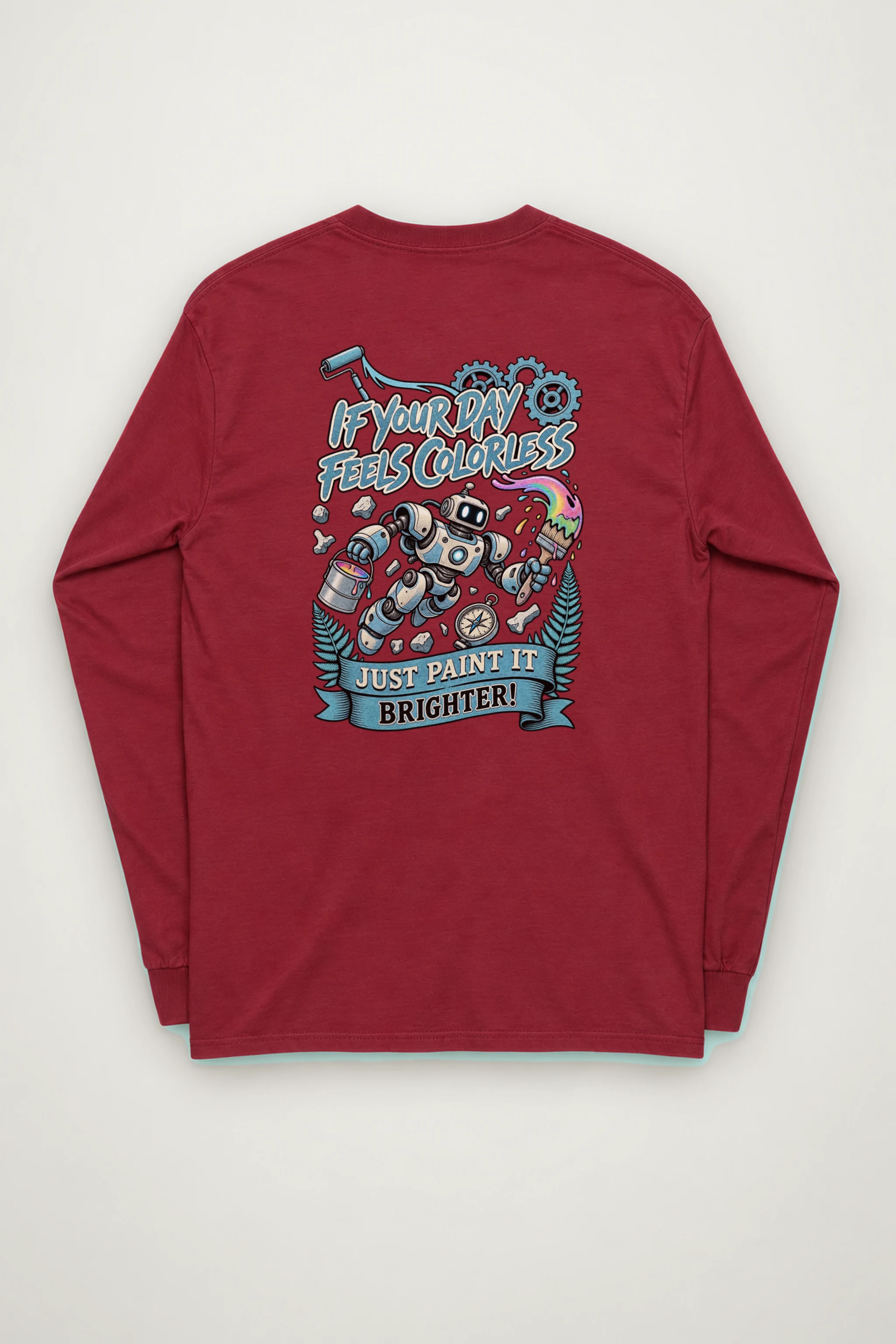 "Paint It Brighter" Unisex Longsleeve T-shirt