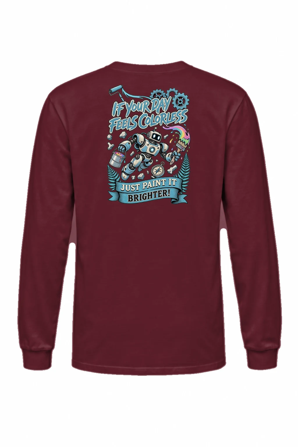 "Paint It Brighter" Unisex Longsleeve T-shirt | Gildan 2400
